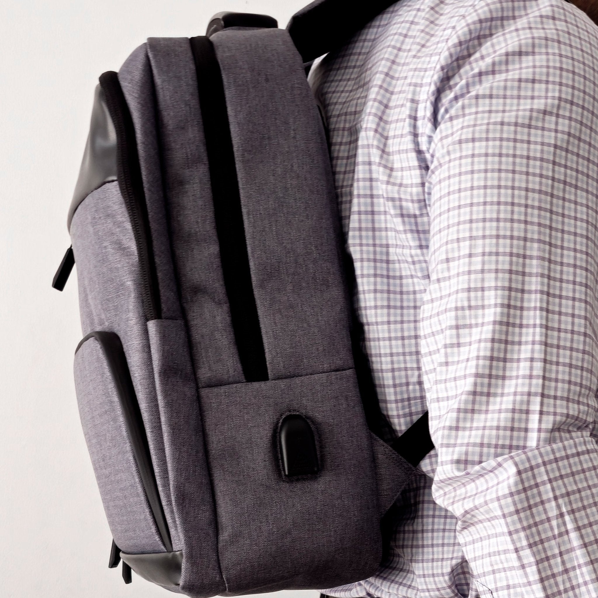 Morral Ejecutiva RUBTOR Gray Pora | minimalista unisex - RUBTOR