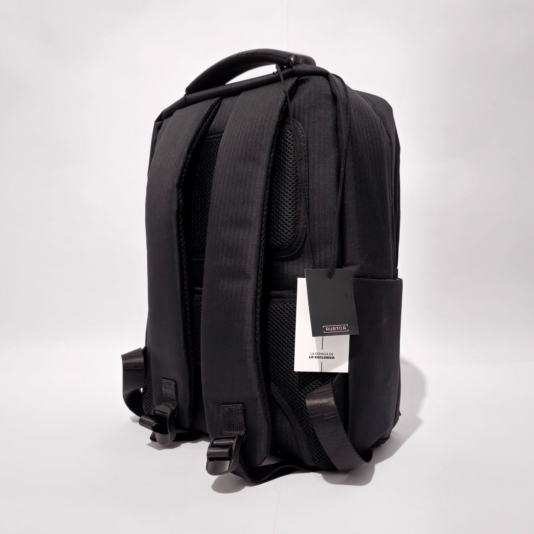 Morral Ejecutivo RUBTOR Black Pora | minimalista unisex - RUBTOR