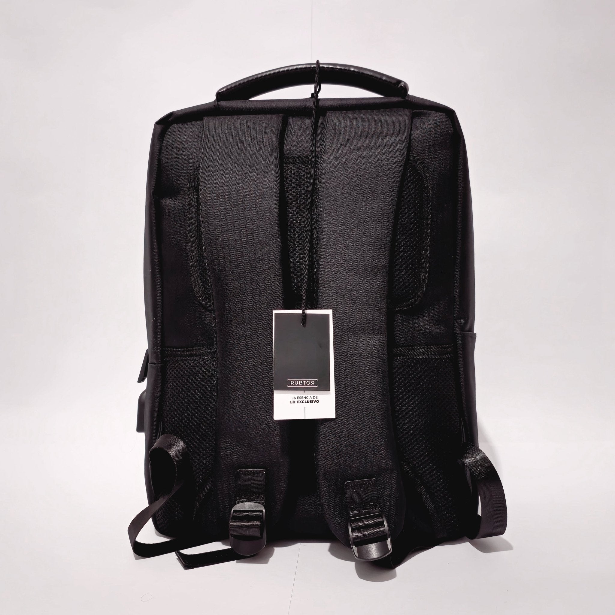 Morral Ejecutivo RUBTOR Black Pora | minimalista unisex - RUBTOR
