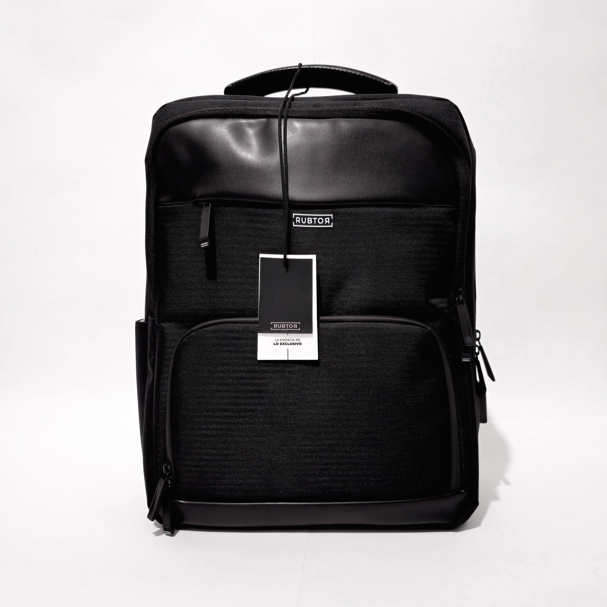 Morral Ejecutivo RUBTOR Black Pora | minimalista unisex - RUBTOR