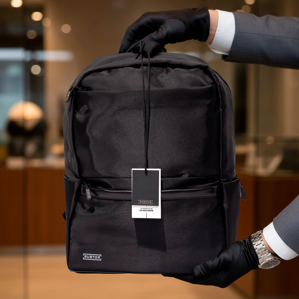 Morral Casual RUBTOR Black Pora | minimalista unisex