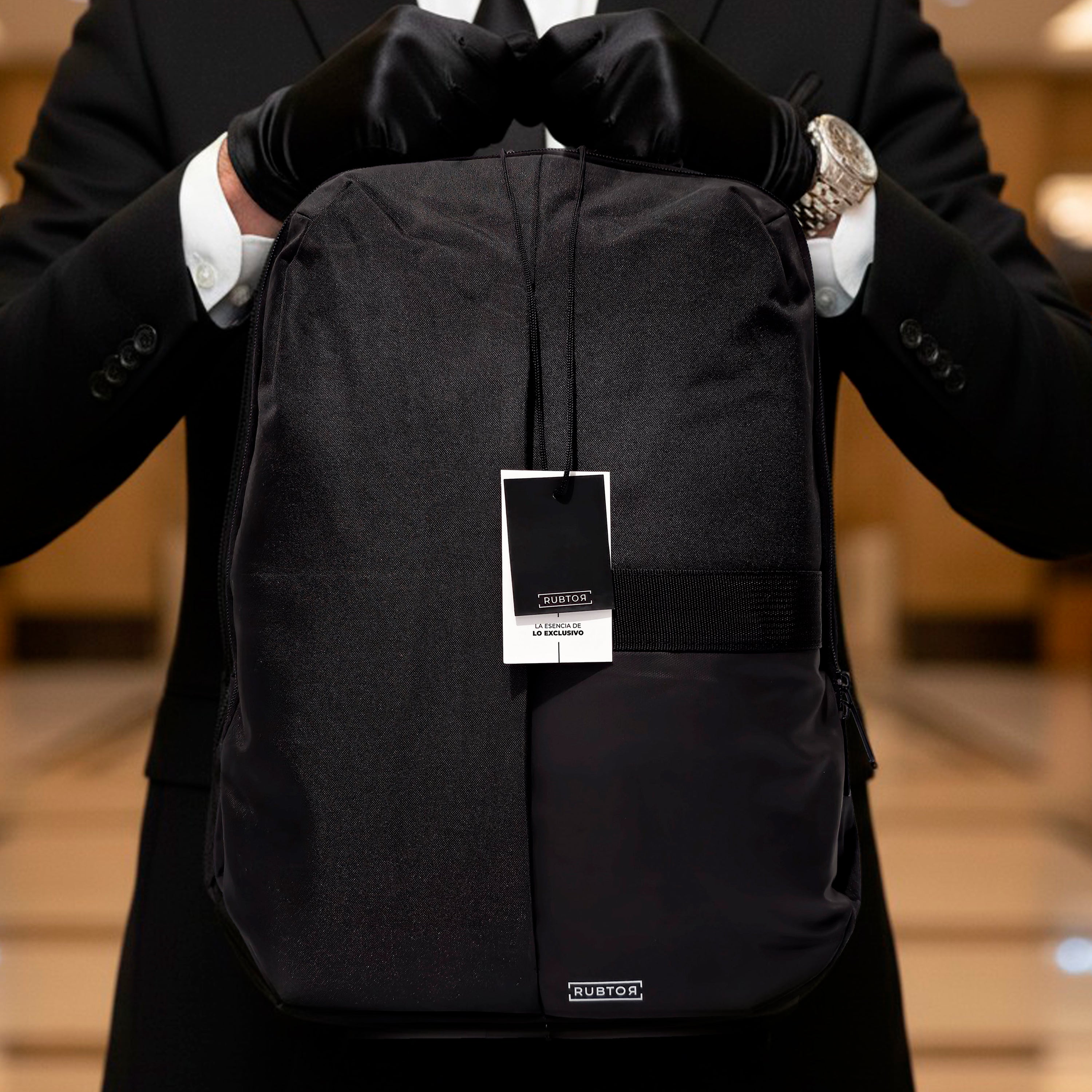 Morral Casual RUBTOR Black Vora | minimalista unisex