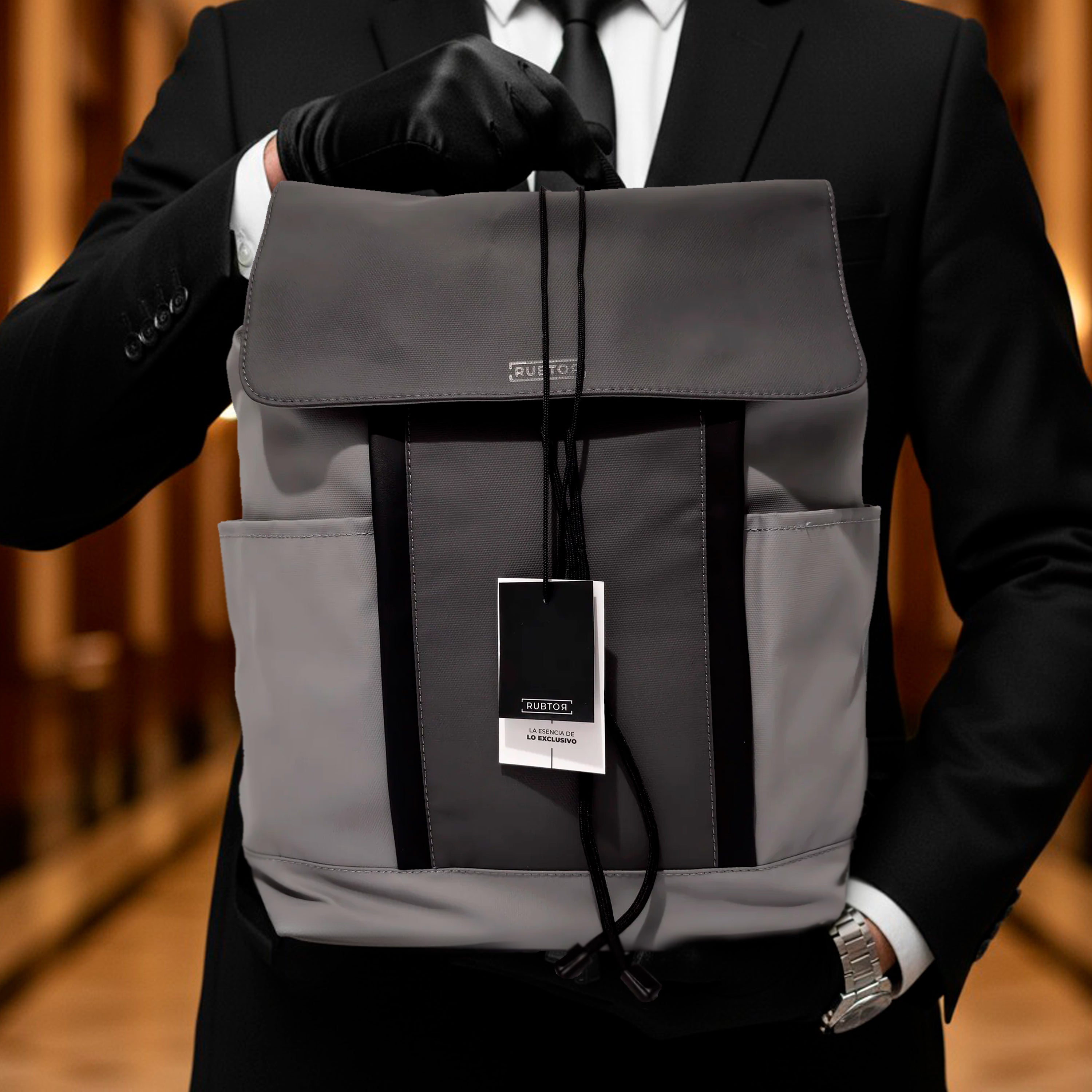 Morral Casual RUBTOR Gray Port | minimalista unisex