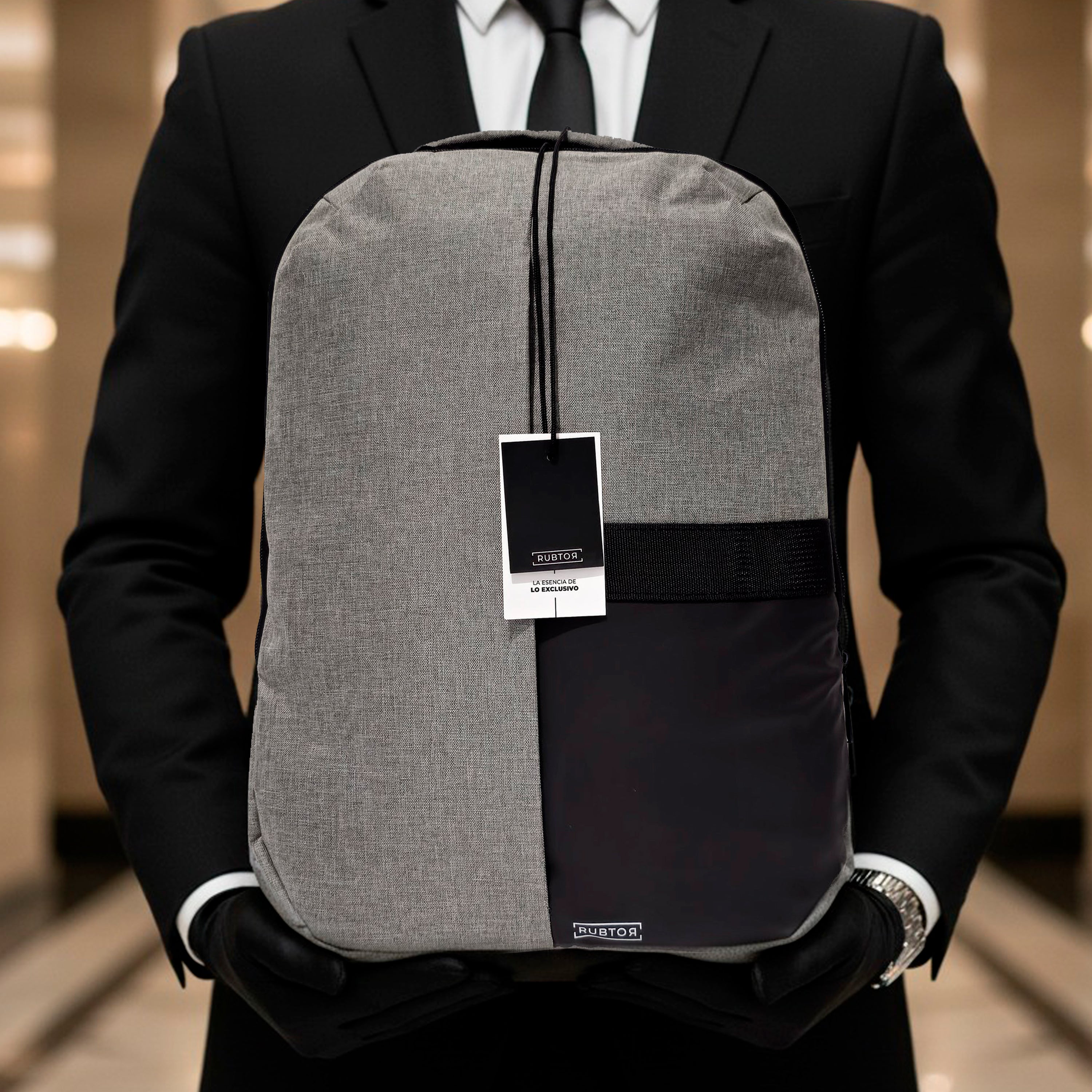 Morral Casual RUBTOR Gray Vora | minimalista unisex