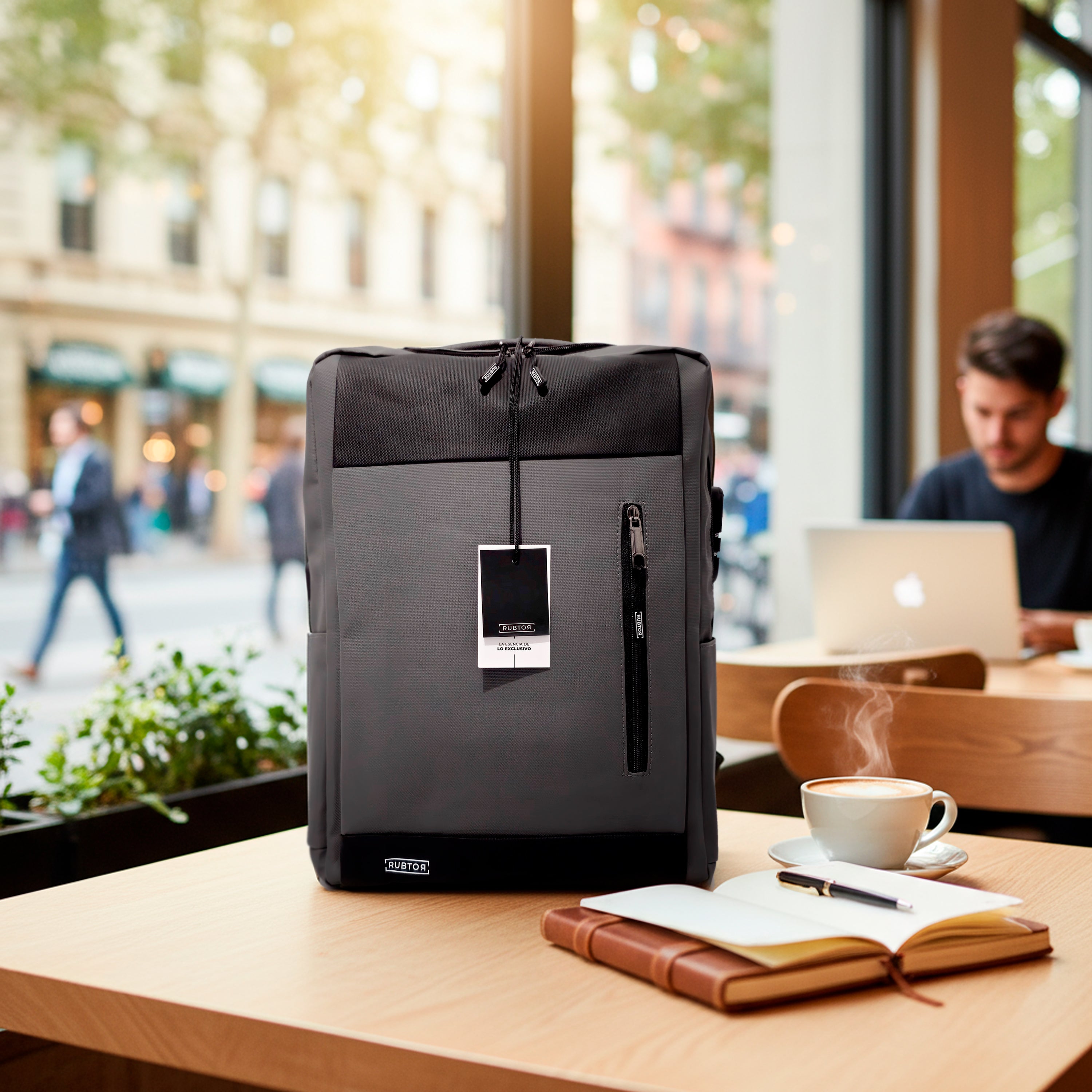 Morral Ejecutivo RUBTOR Gray Port | minimalista unisex