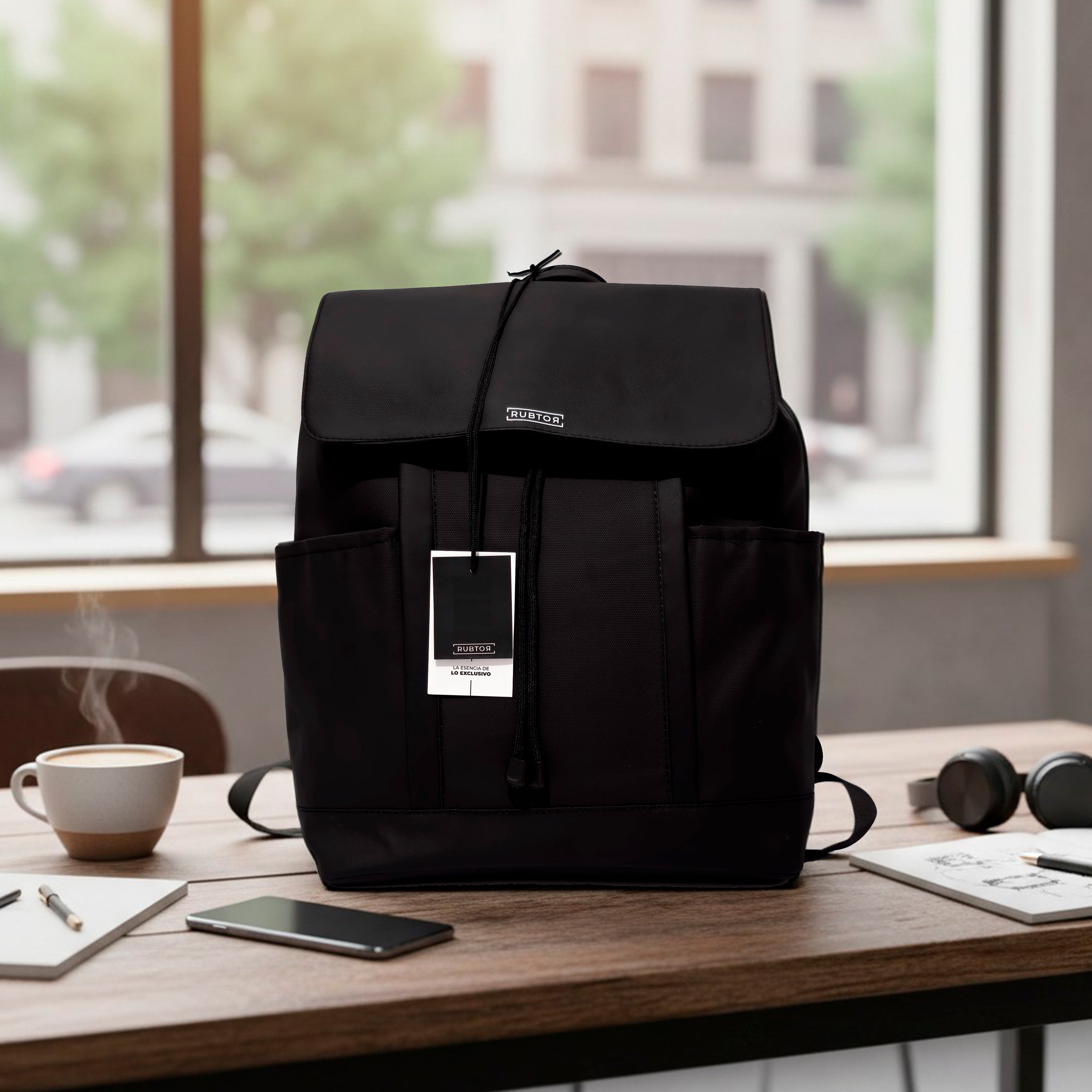 Morral Casual RUBTOR Black Port | minimalista unisex