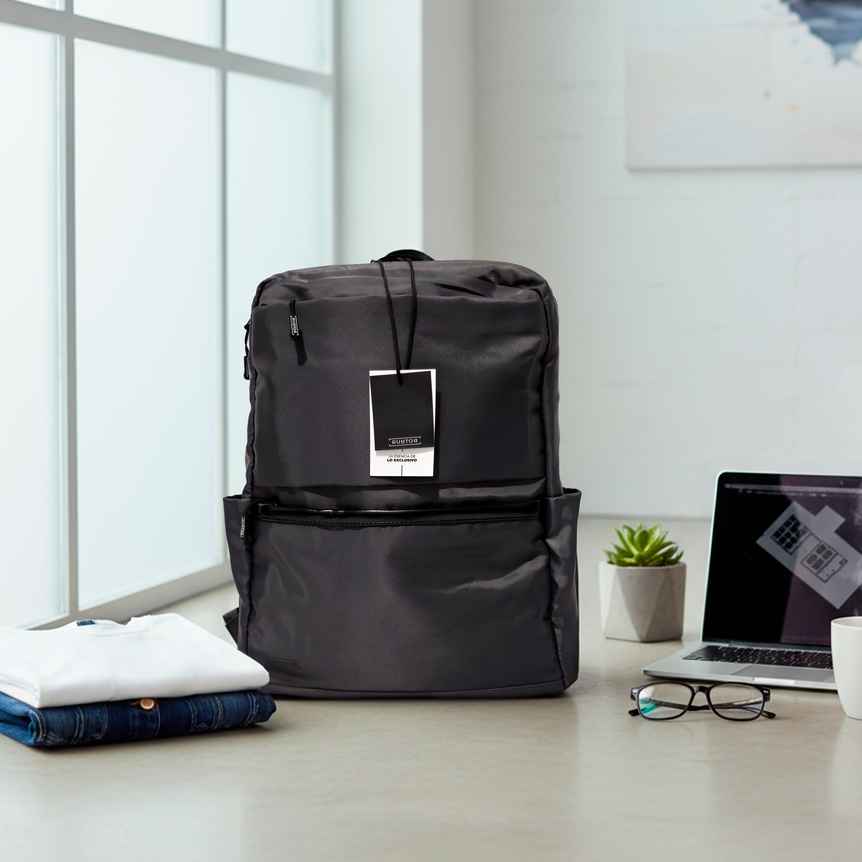 Morral Casual RUBTOR Gray Pora | minimalista unisex