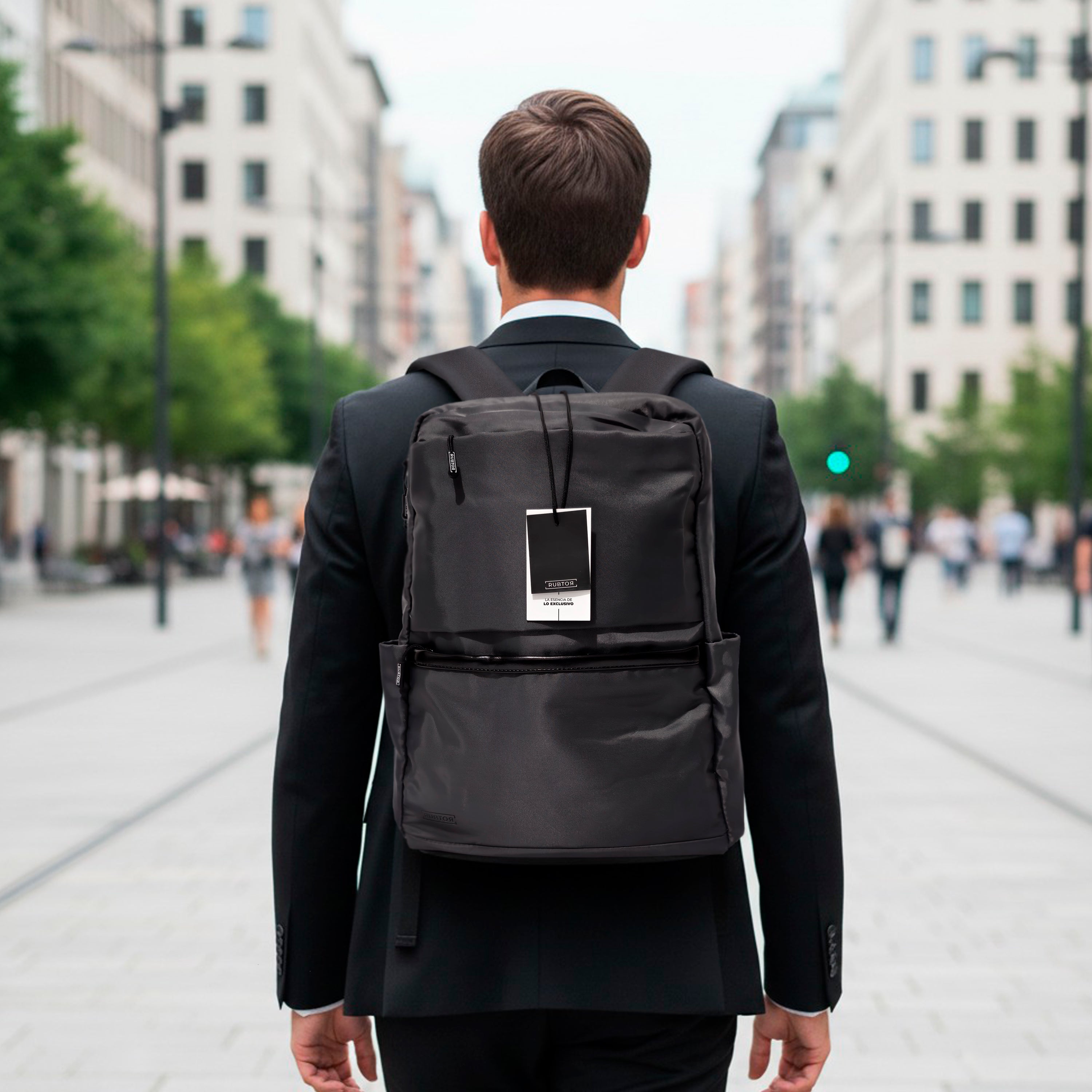 Morral Casual RUBTOR Gray Pora | minimalista unisex