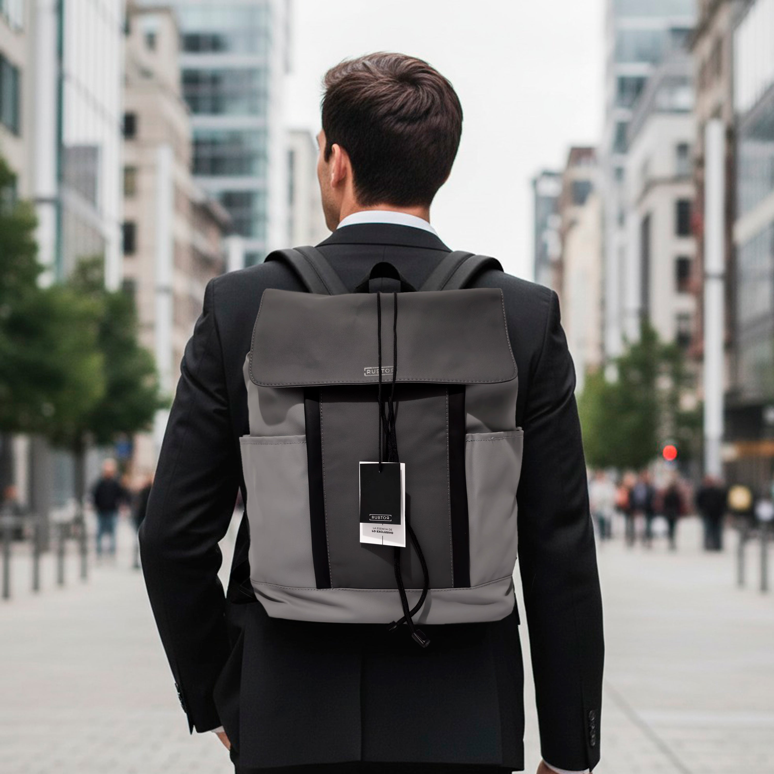 Morral Casual RUBTOR Gray Port | minimalista unisex