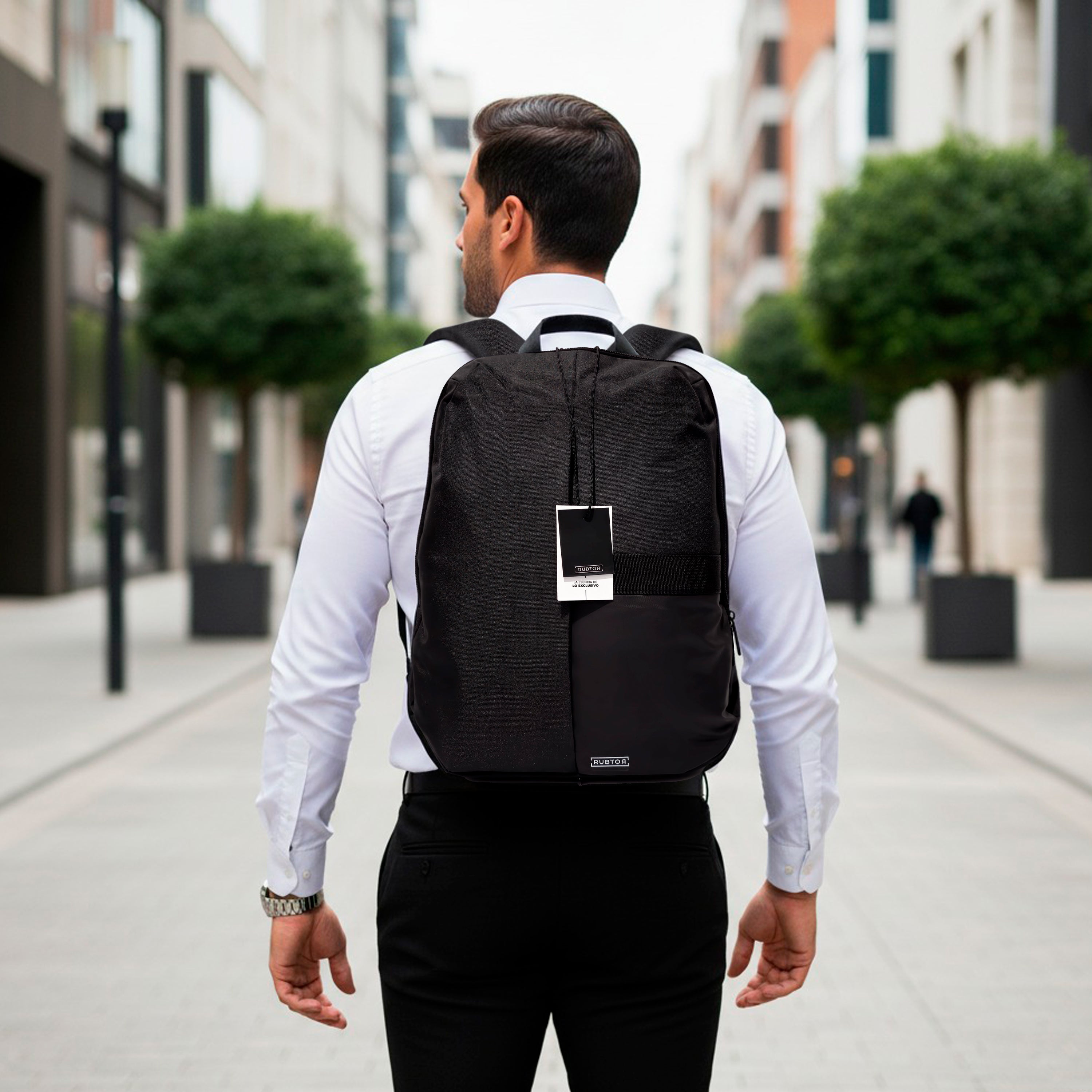 Morral Casual RUBTOR Black Vora | minimalista unisex