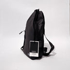 Bandolera RUBTOR Black | minimalista unisex resistente a salpicaduras - RUBTOR