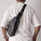Bandolera RUBTOR Gray | minimalista unisex resistente a salpicaduras - RUBTOR