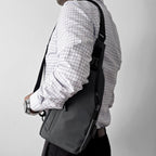Bandolera RUBTOR Gray | minimalista unisex resistente a salpicaduras - RUBTOR