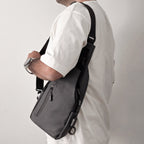 Bandolera RUBTOR Gray | minimalista unisex resistente a salpicaduras - RUBTOR
