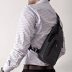 Bandolera RUBTOR Gray | minimalista unisex resistente a salpicaduras - RUBTOR