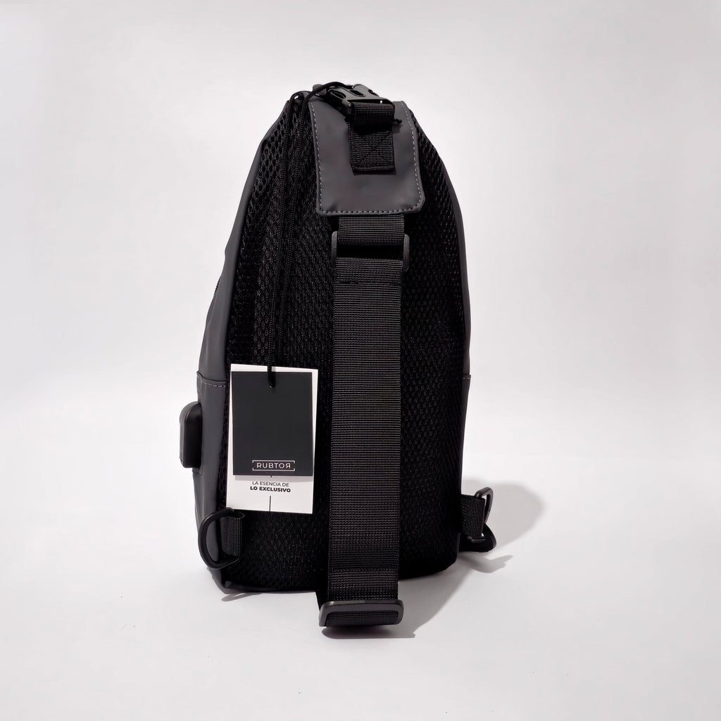 Bandolera RUBTOR Gray | minimalista unisex resistente a salpicaduras - RUBTOR