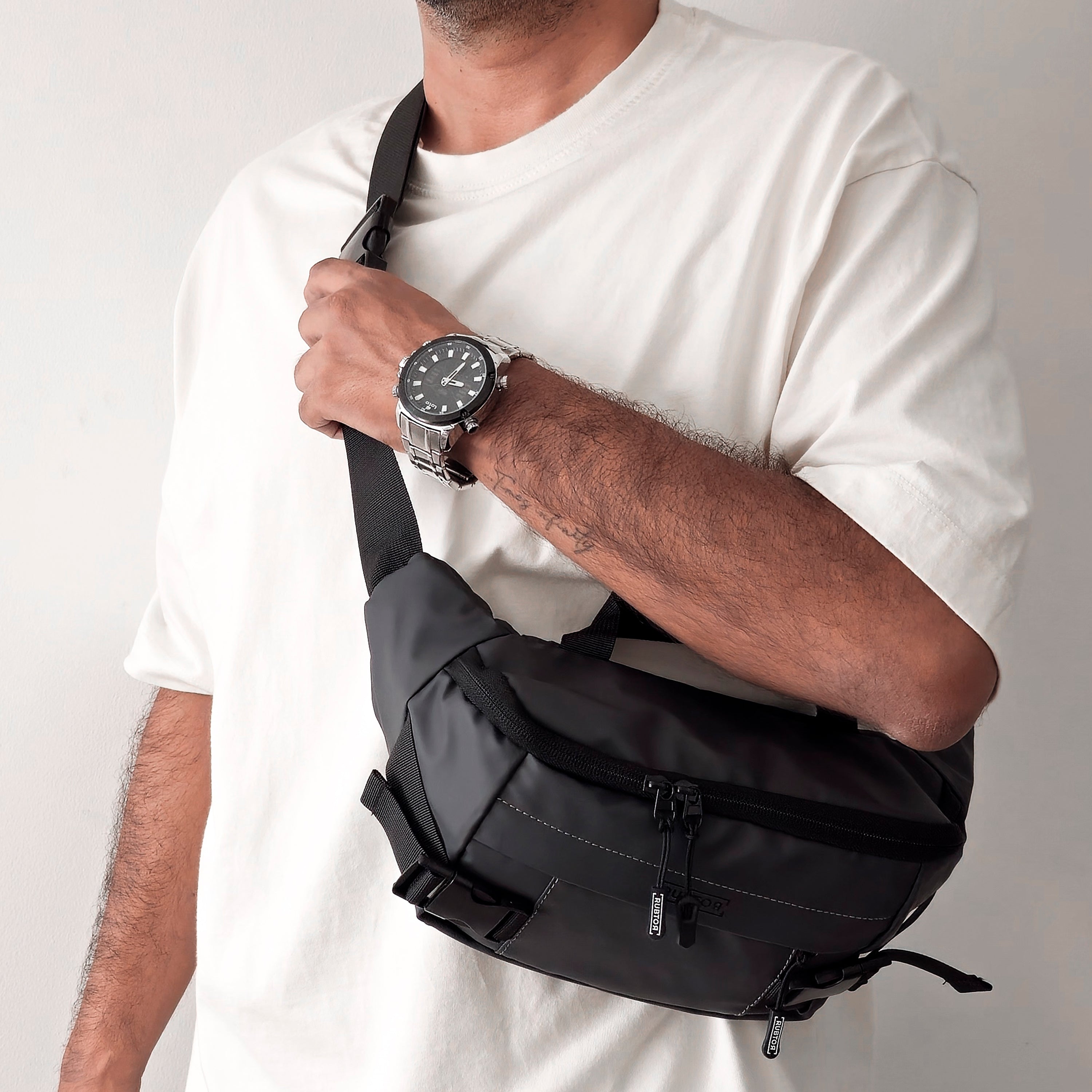 Canguro RUBTOR Gray |  urbana unisex resistente a salpicaduras