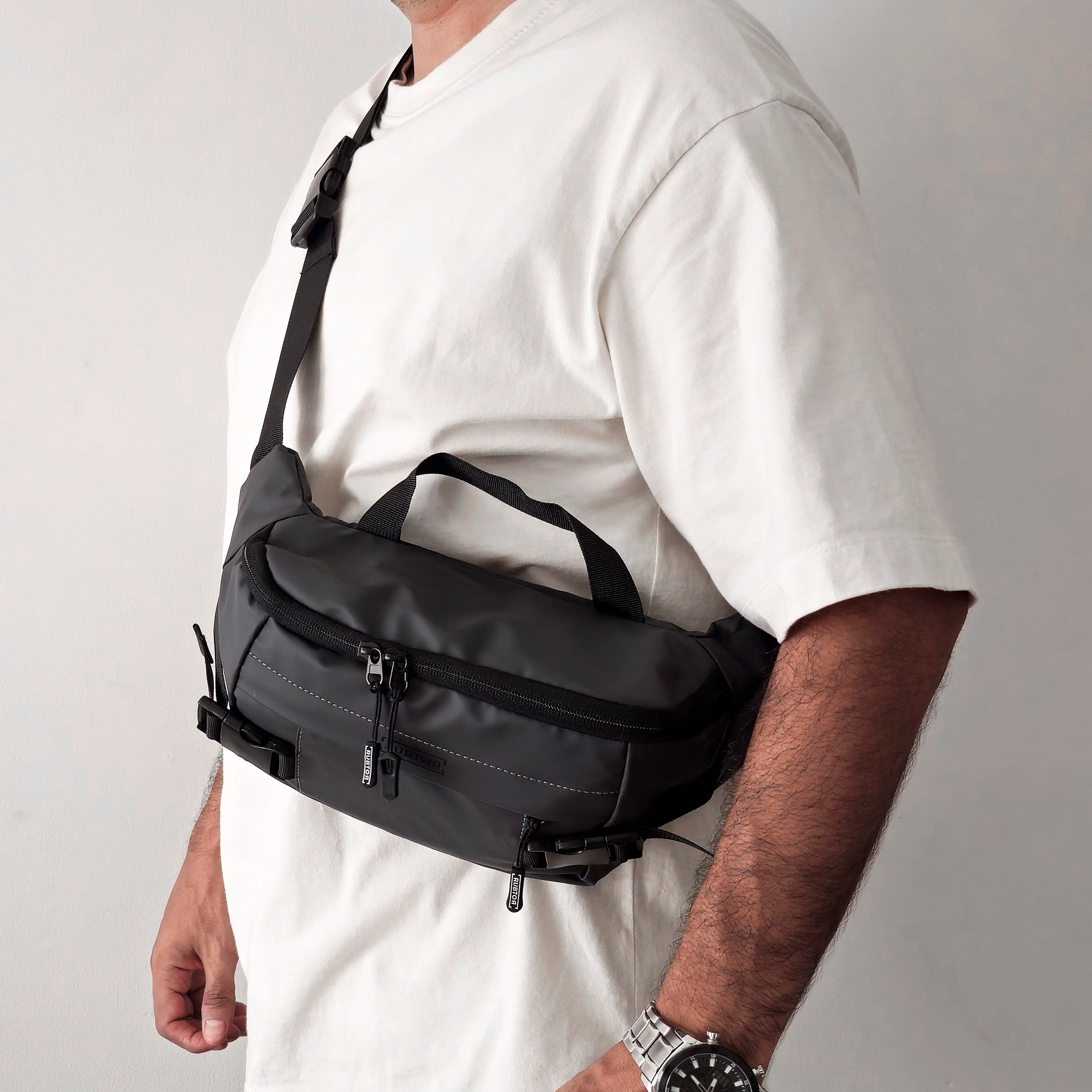 Canguro RUBTOR Gray |  urbana unisex resistente a salpicaduras