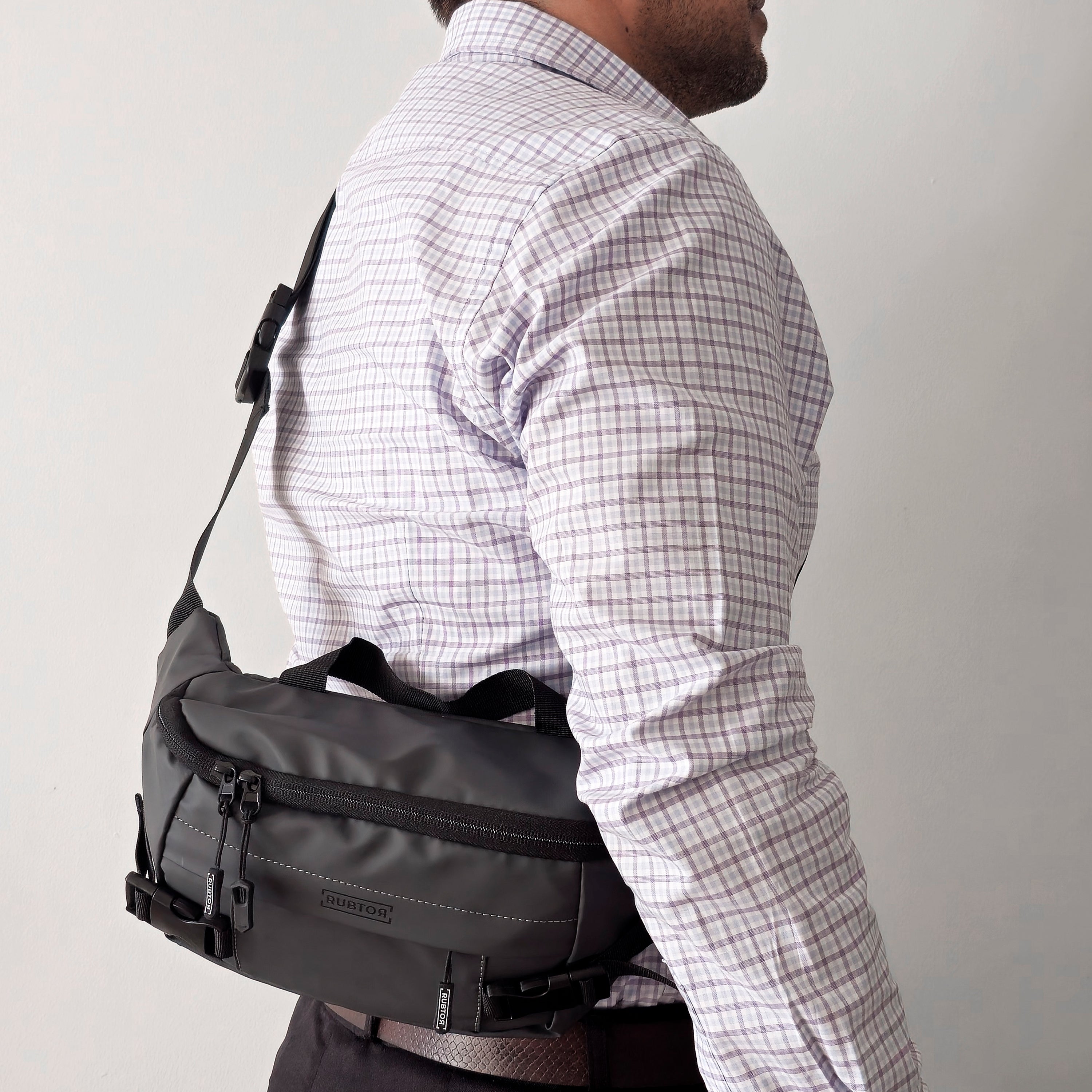 Canguro RUBTOR Gray |  urbana unisex resistente a salpicaduras