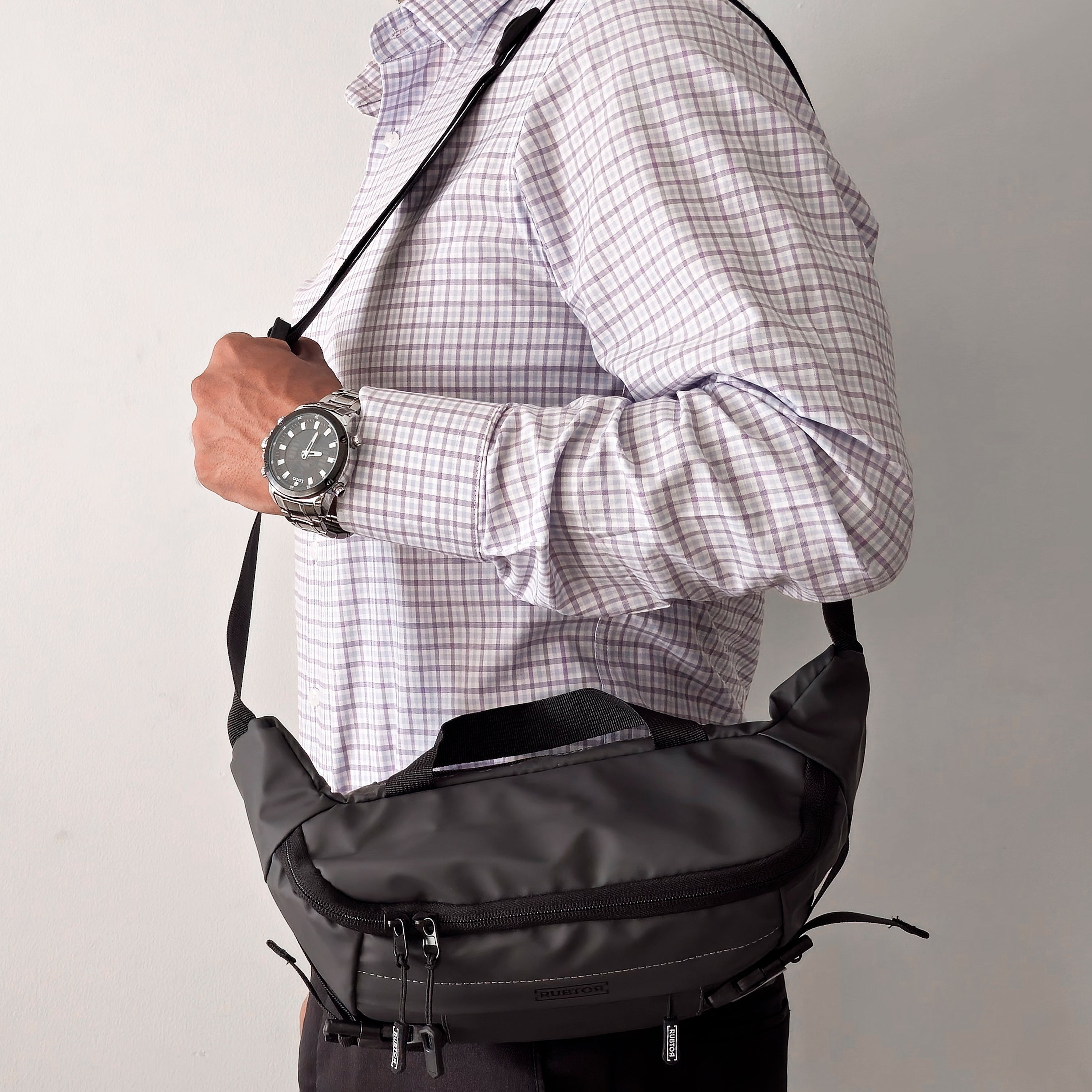 Canguro RUBTOR Gray |  urbana unisex resistente a salpicaduras