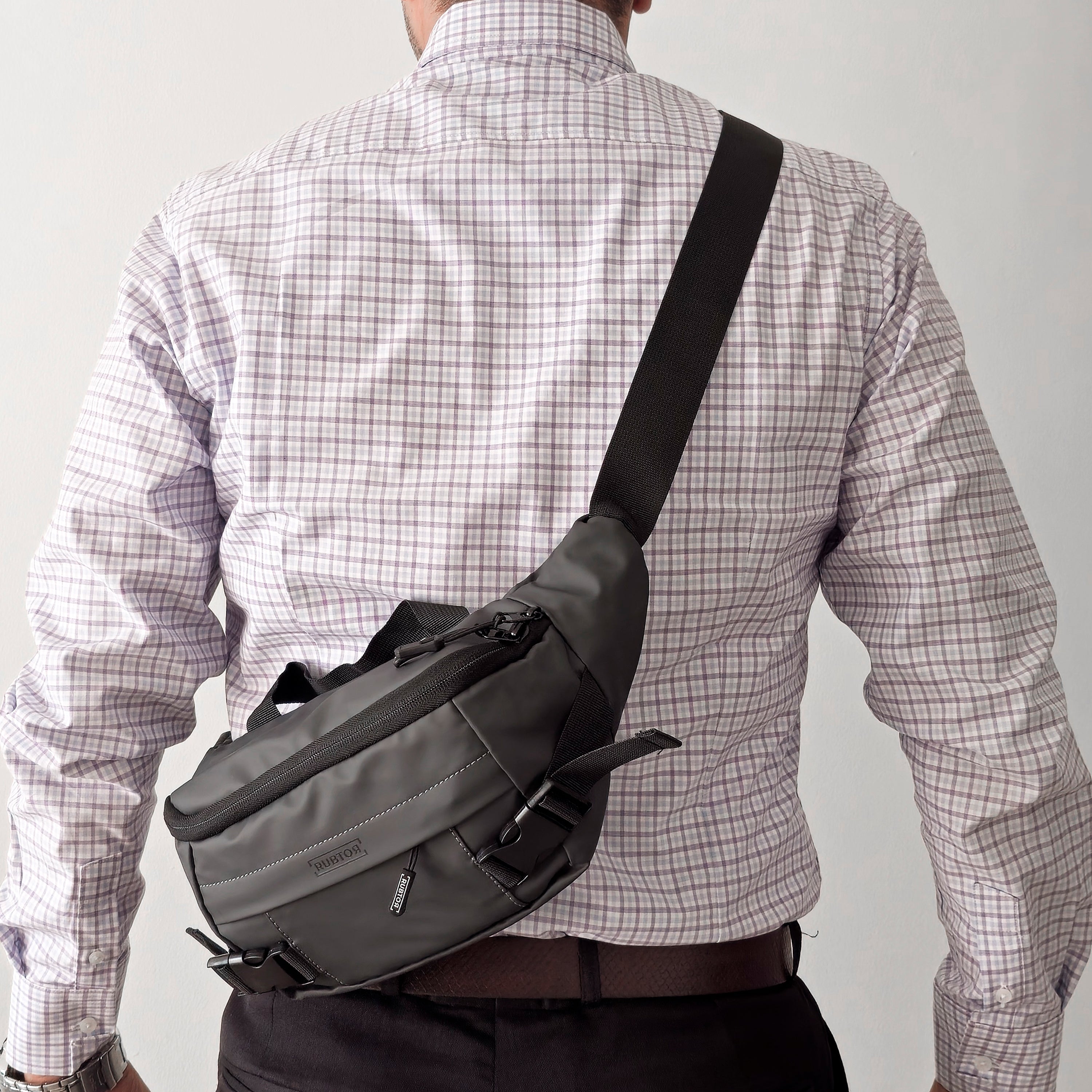 Canguro RUBTOR Gray |  urbana unisex resistente a salpicaduras
