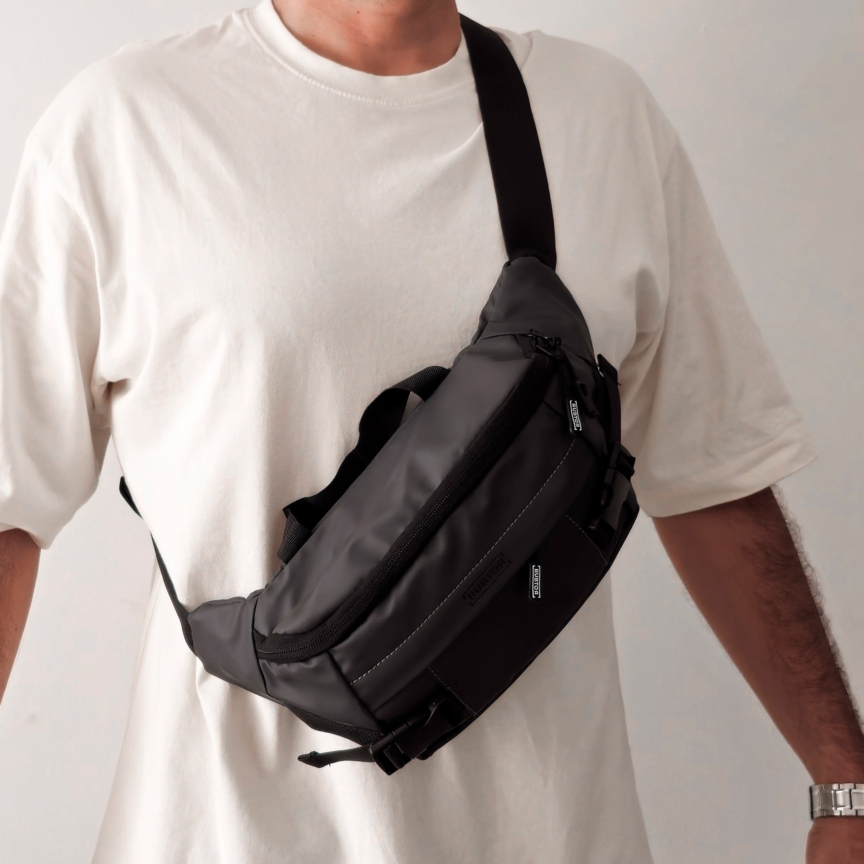 Canguro RUBTOR Gray |  urbana unisex resistente a salpicaduras