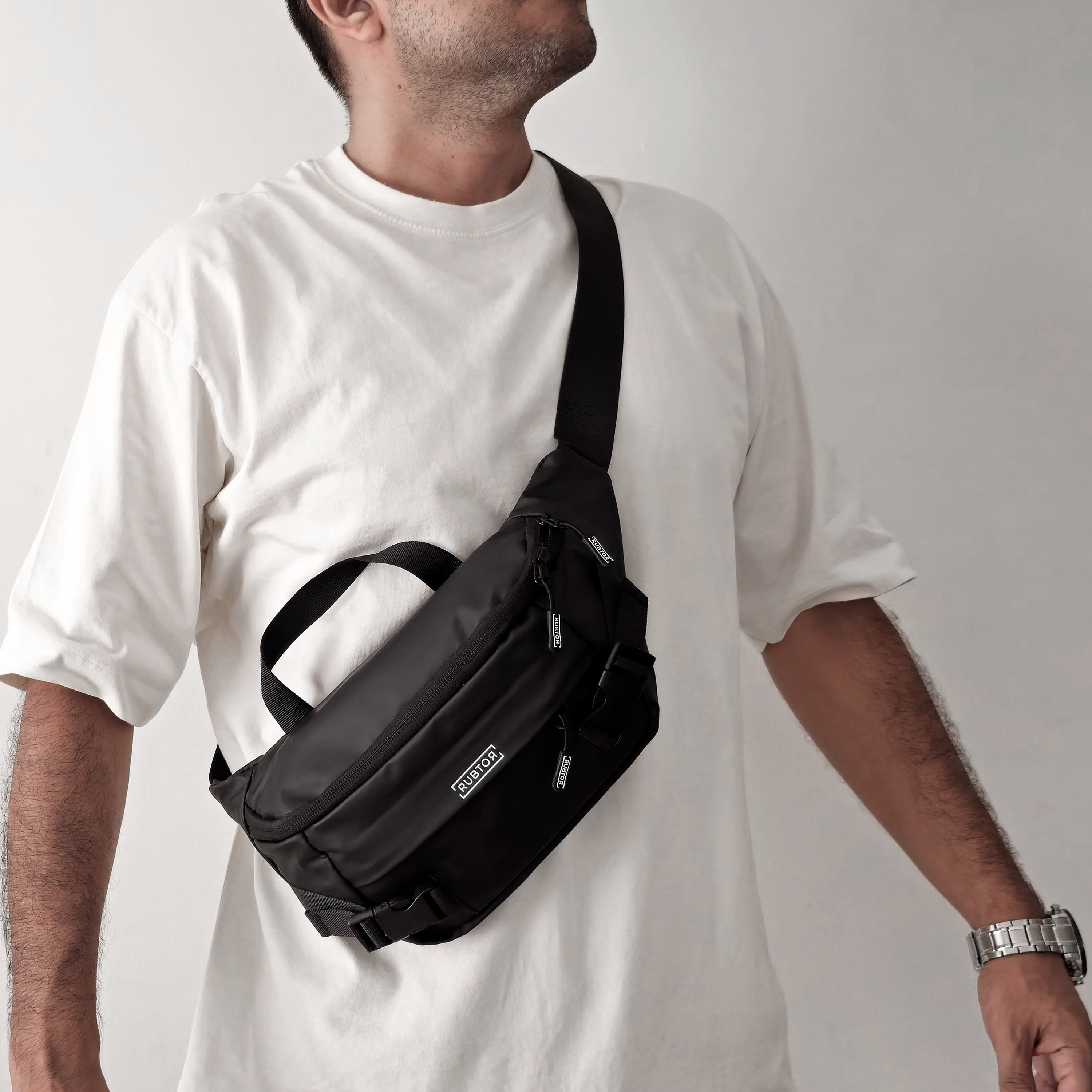 Canguro RUBTOR Black |  urbana unisex resistente a salpicaduras