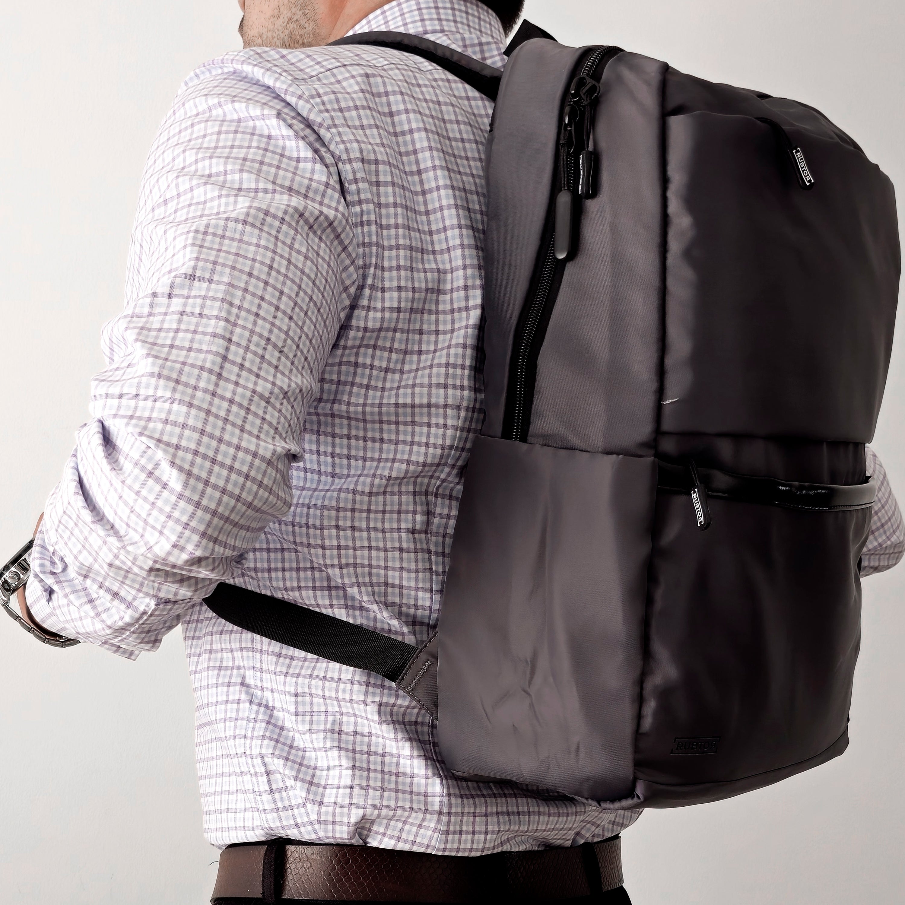 Morral Casual RUBTOR Gray Pora | minimalista unisex