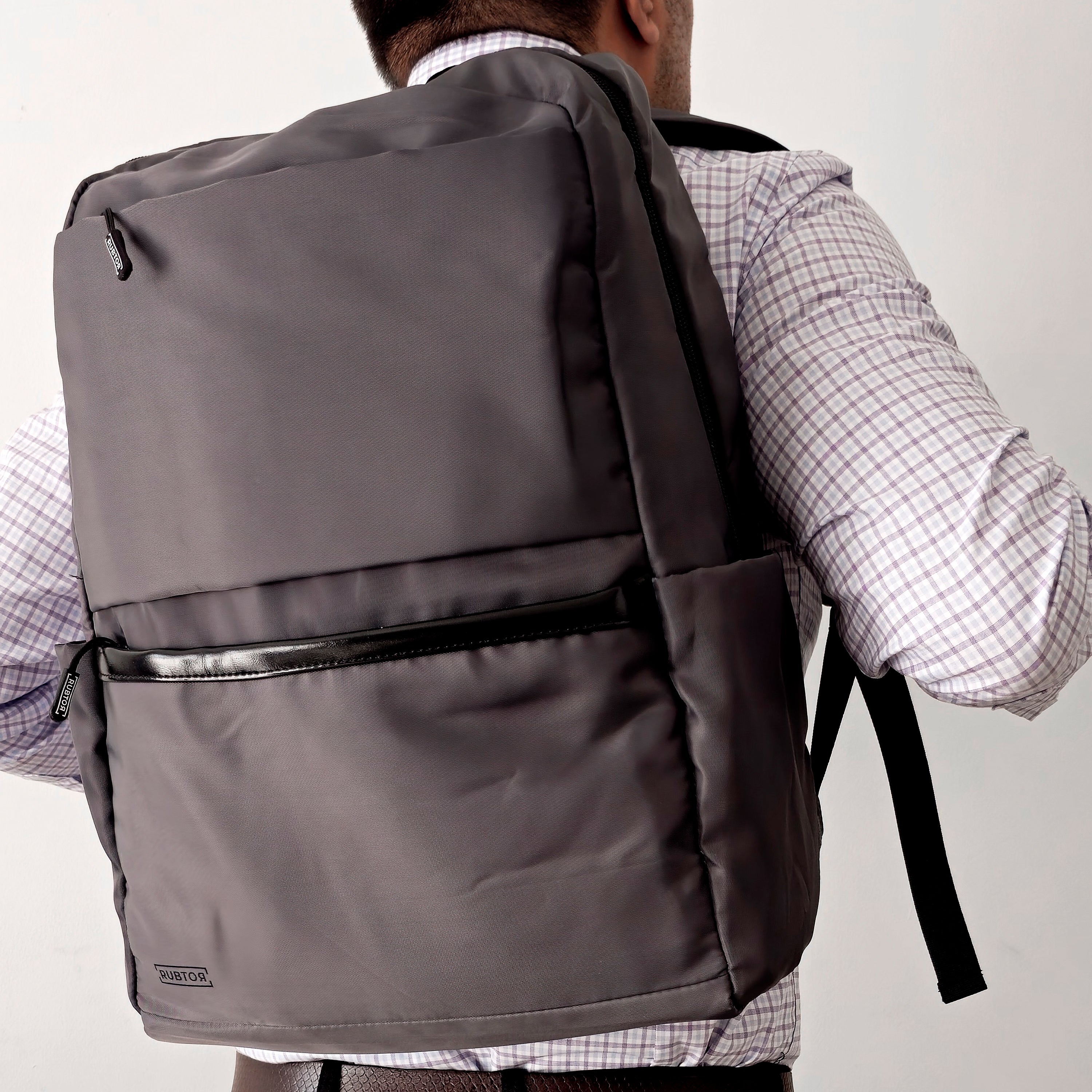 Morral Casual RUBTOR Gray Pora | minimalista unisex