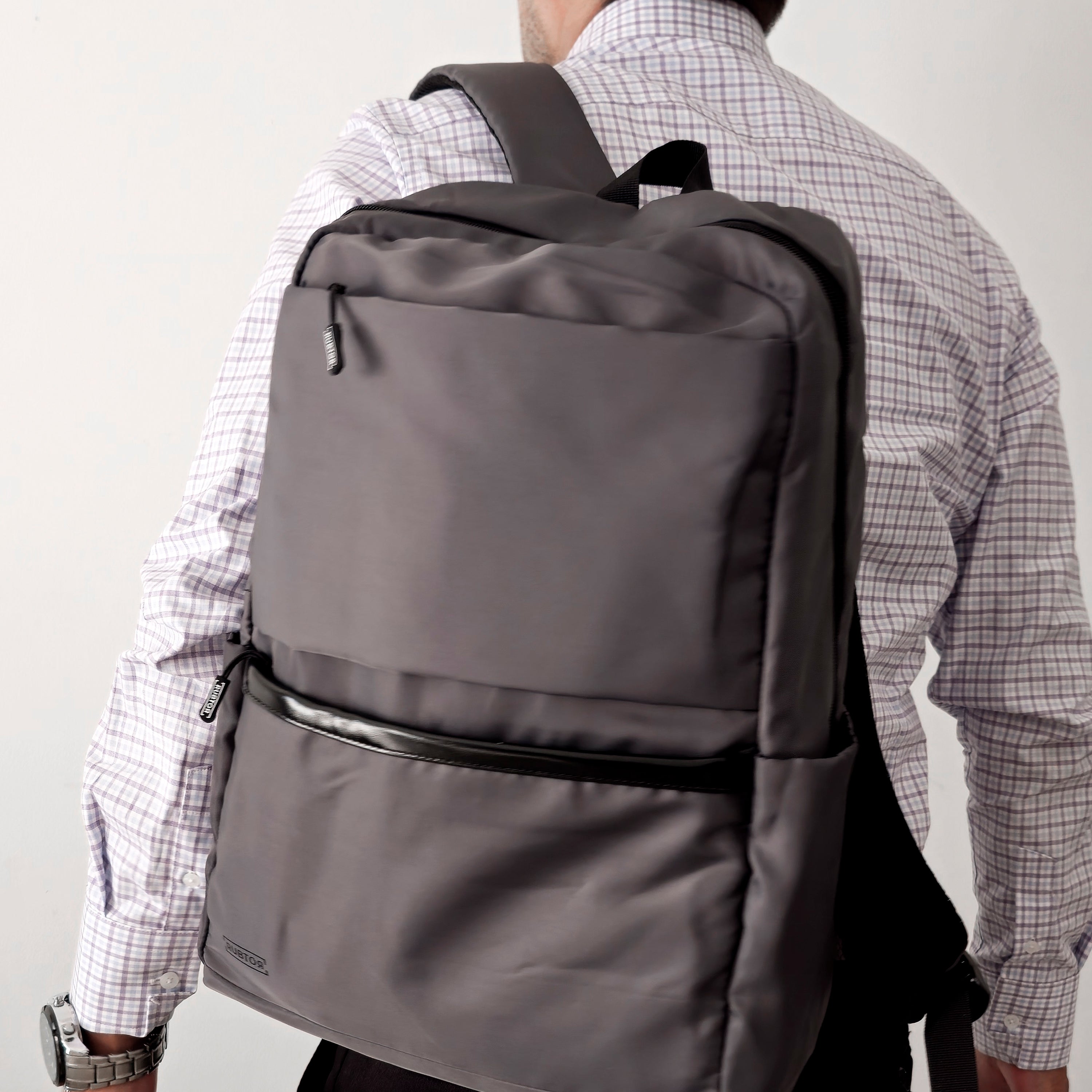 Morral Casual RUBTOR Gray Pora | minimalista unisex
