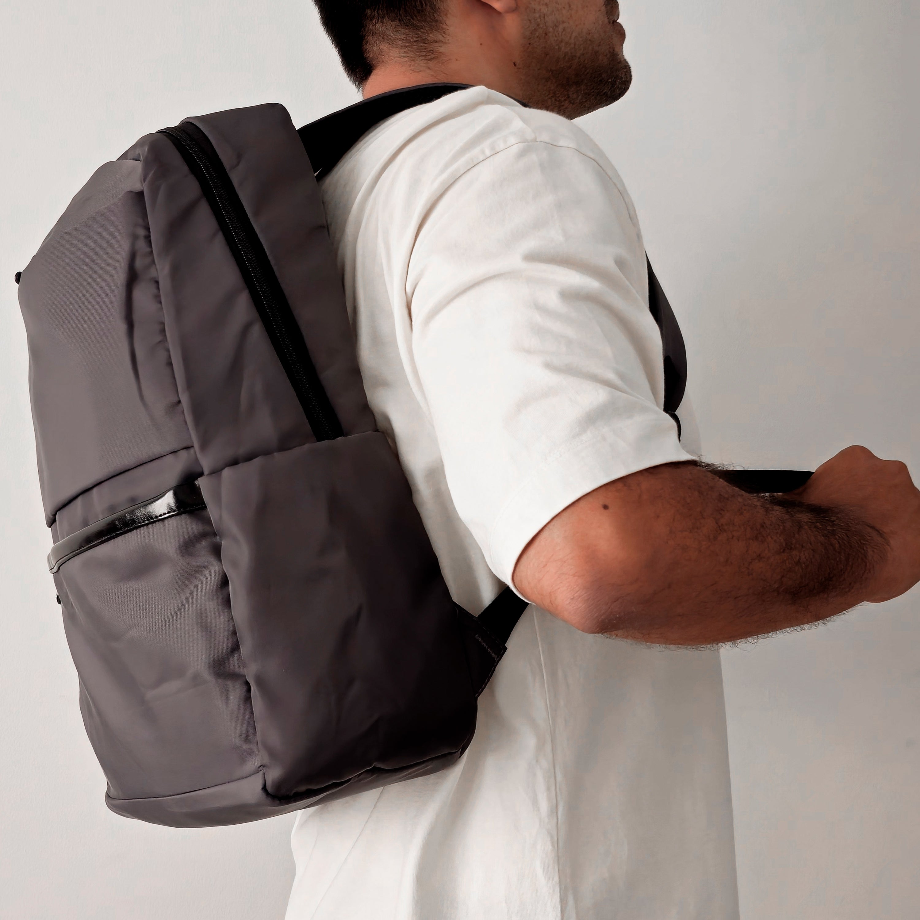 Morral Casual RUBTOR Gray Pora | minimalista unisex