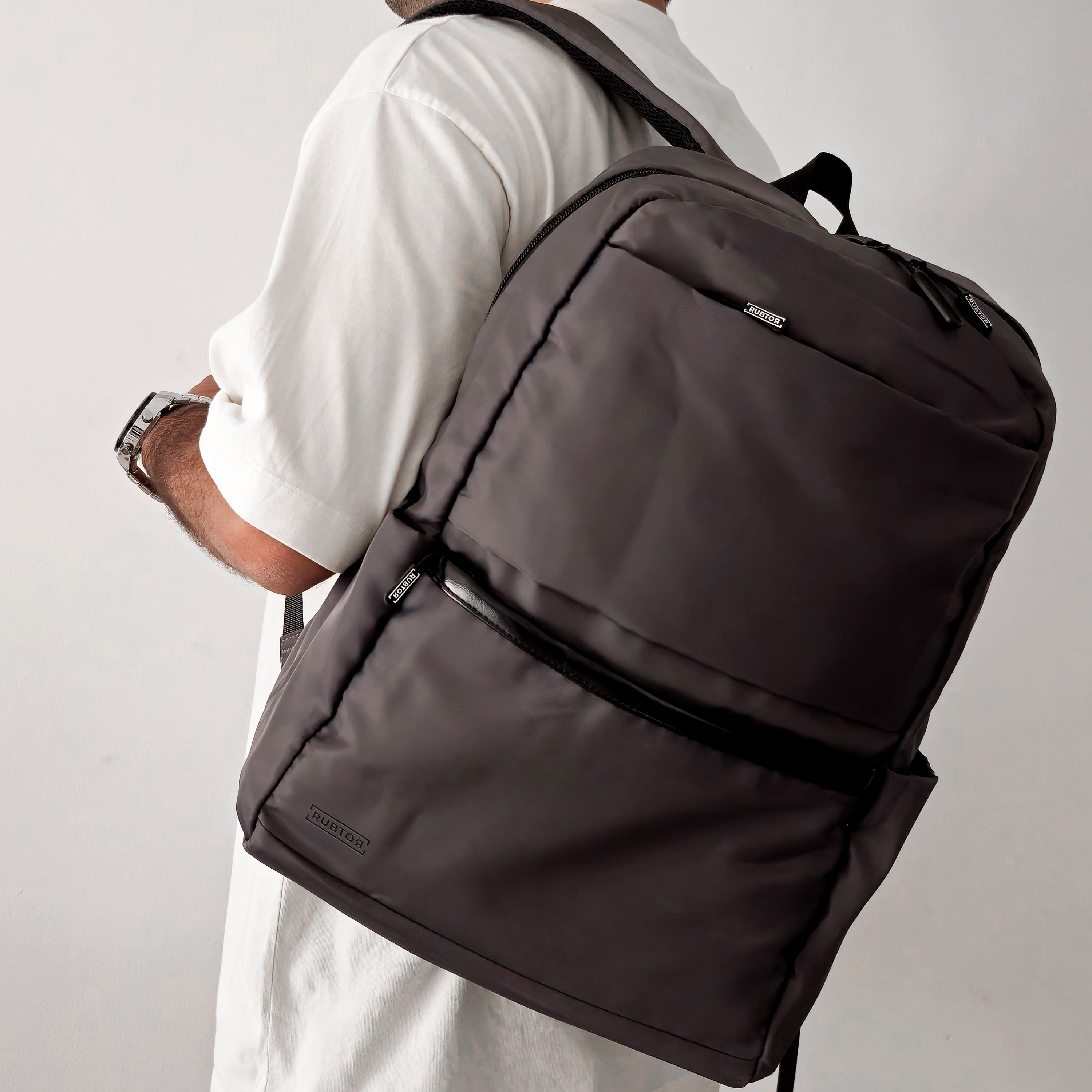 Morral Casual RUBTOR Gray Pora | minimalista unisex