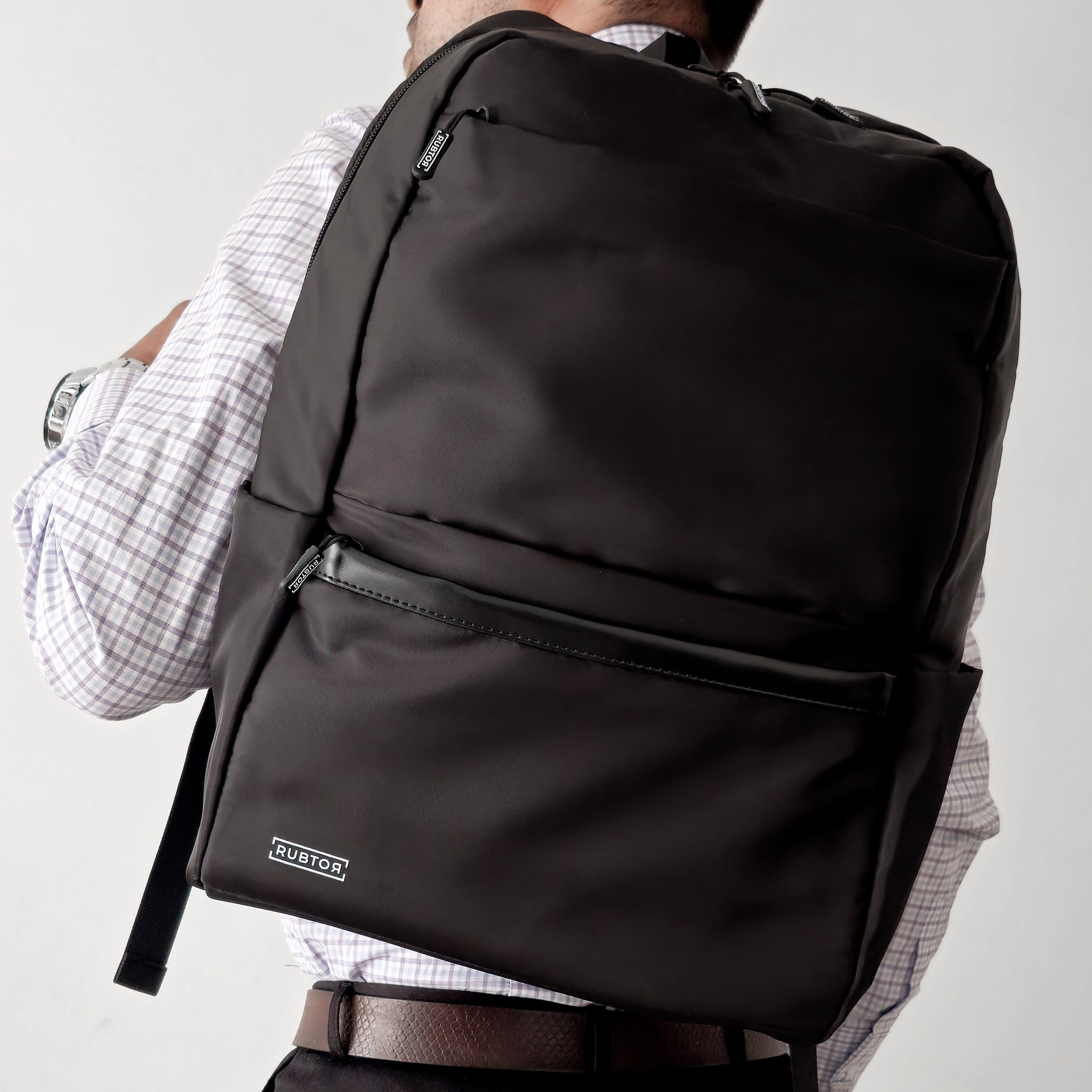 Morral Casual RUBTOR Black Pora | minimalista unisex