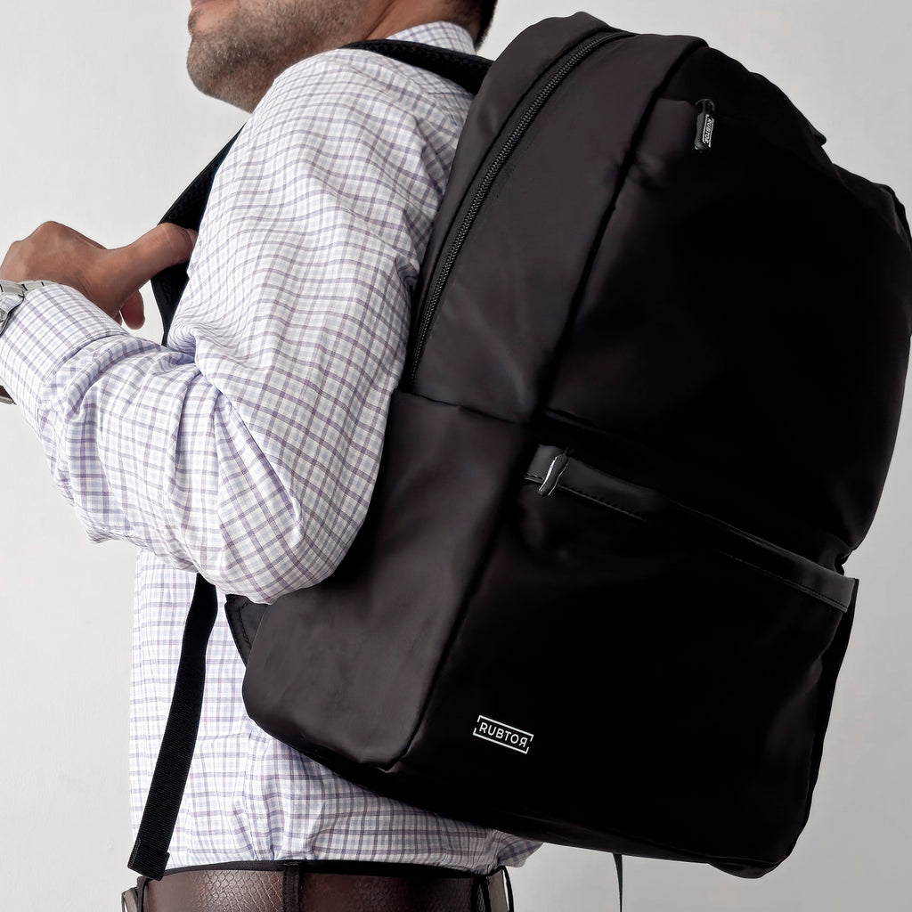 Morral Casual RUBTOR Black Pora | minimalista unisex