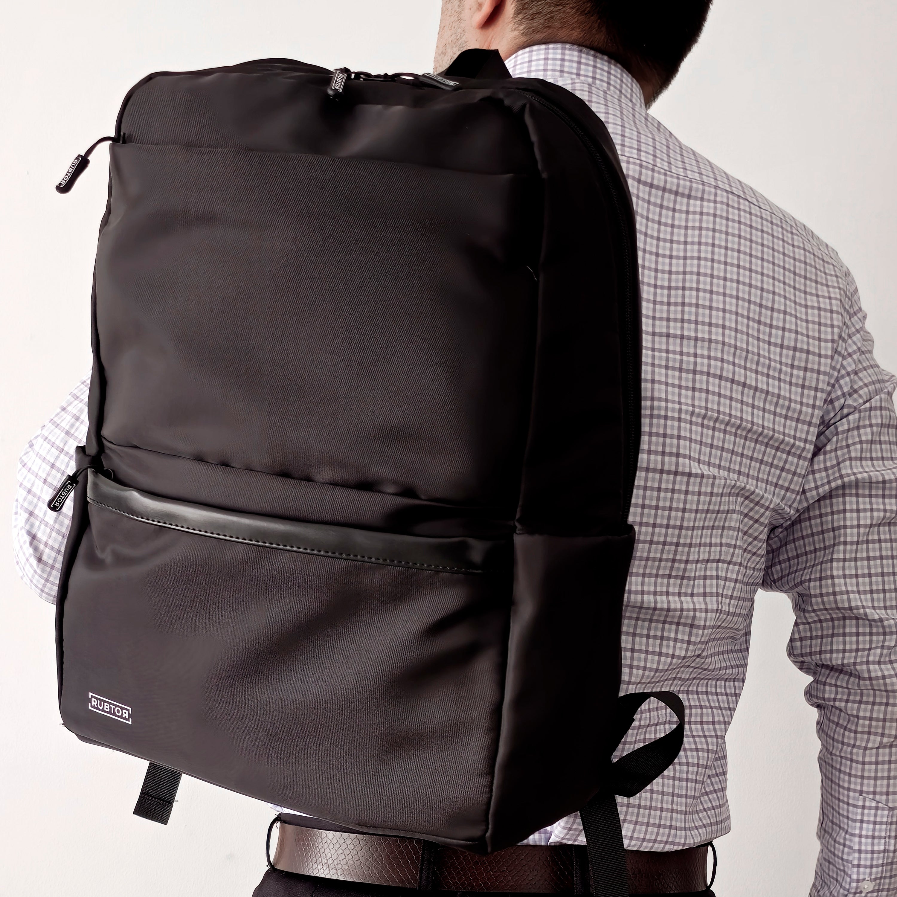Morral Casual RUBTOR Black Pora | minimalista unisex