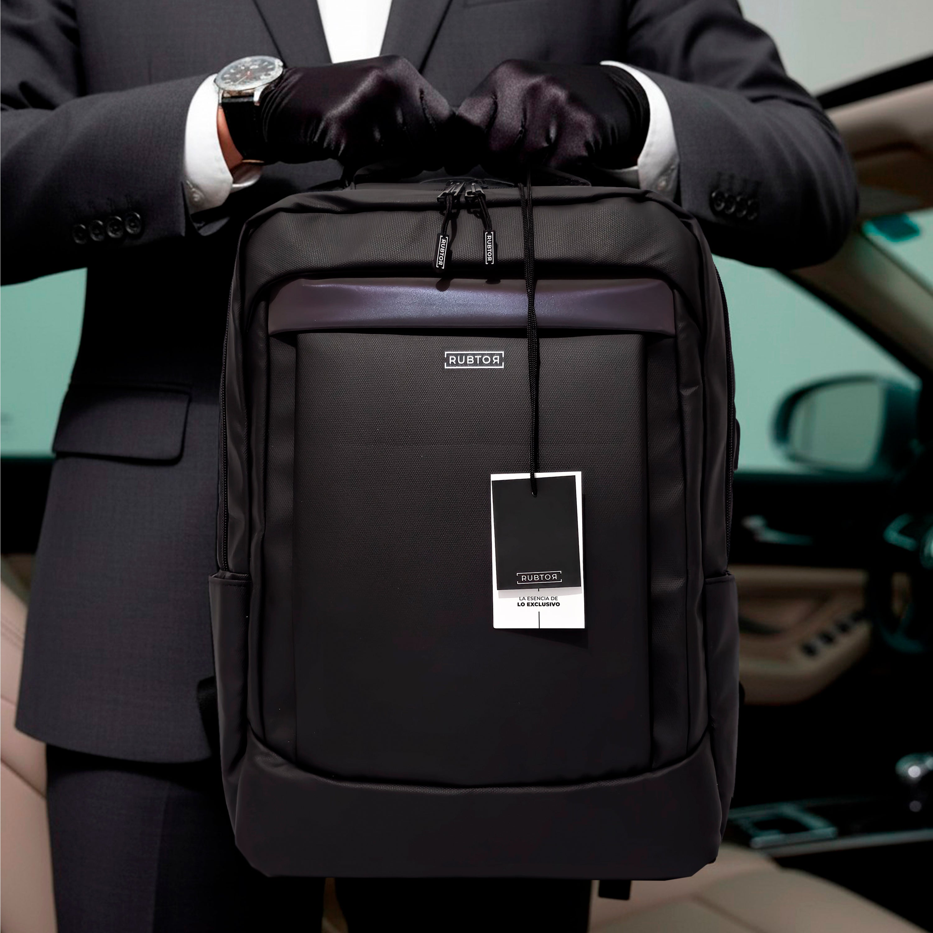 Morral Casual RUBTOR Black Vort | minimalista unisex