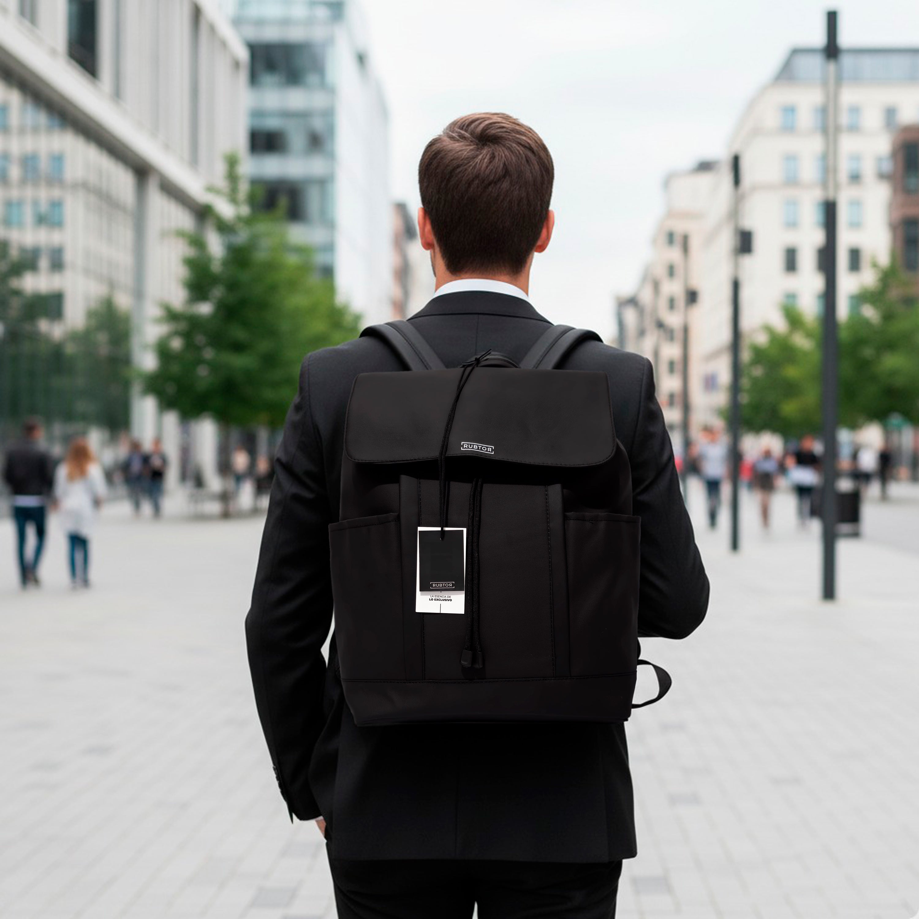 Morral Casual RUBTOR Black Port | minimalista unisex