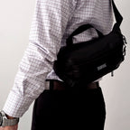 Canguro RUBTOR Black | urbana unisex resistente a salpicaduras - RUBTOR