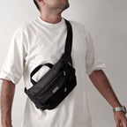 Canguro RUBTOR Black | urbana unisex resistente a salpicaduras - RUBTOR