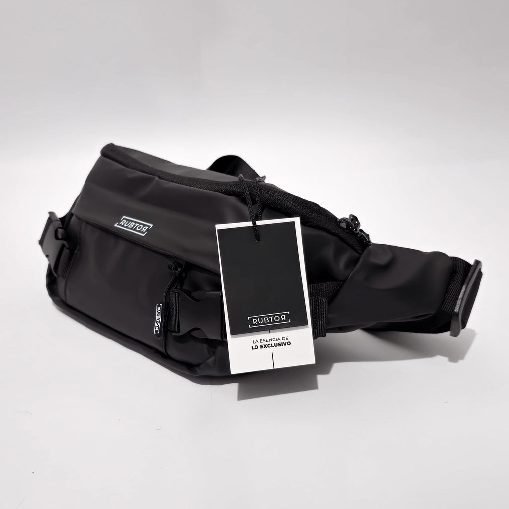Canguro RUBTOR Black | urbana unisex resistente a salpicaduras - RUBTOR