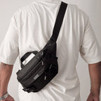 Canguro RUBTOR Black | urbana unisex resistente a salpicaduras - RUBTOR