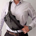 Canguro RUBTOR Gray | urbana unisex resistente a salpicaduras - RUBTOR