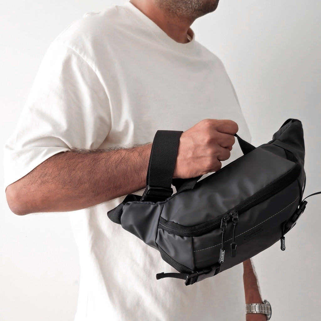 Canguro RUBTOR Gray | urbana unisex resistente a salpicaduras - RUBTOR