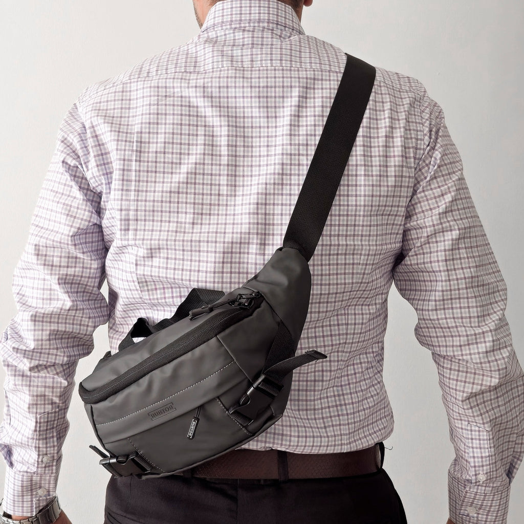 Canguro RUBTOR Gray | urbana unisex resistente a salpicaduras - RUBTOR