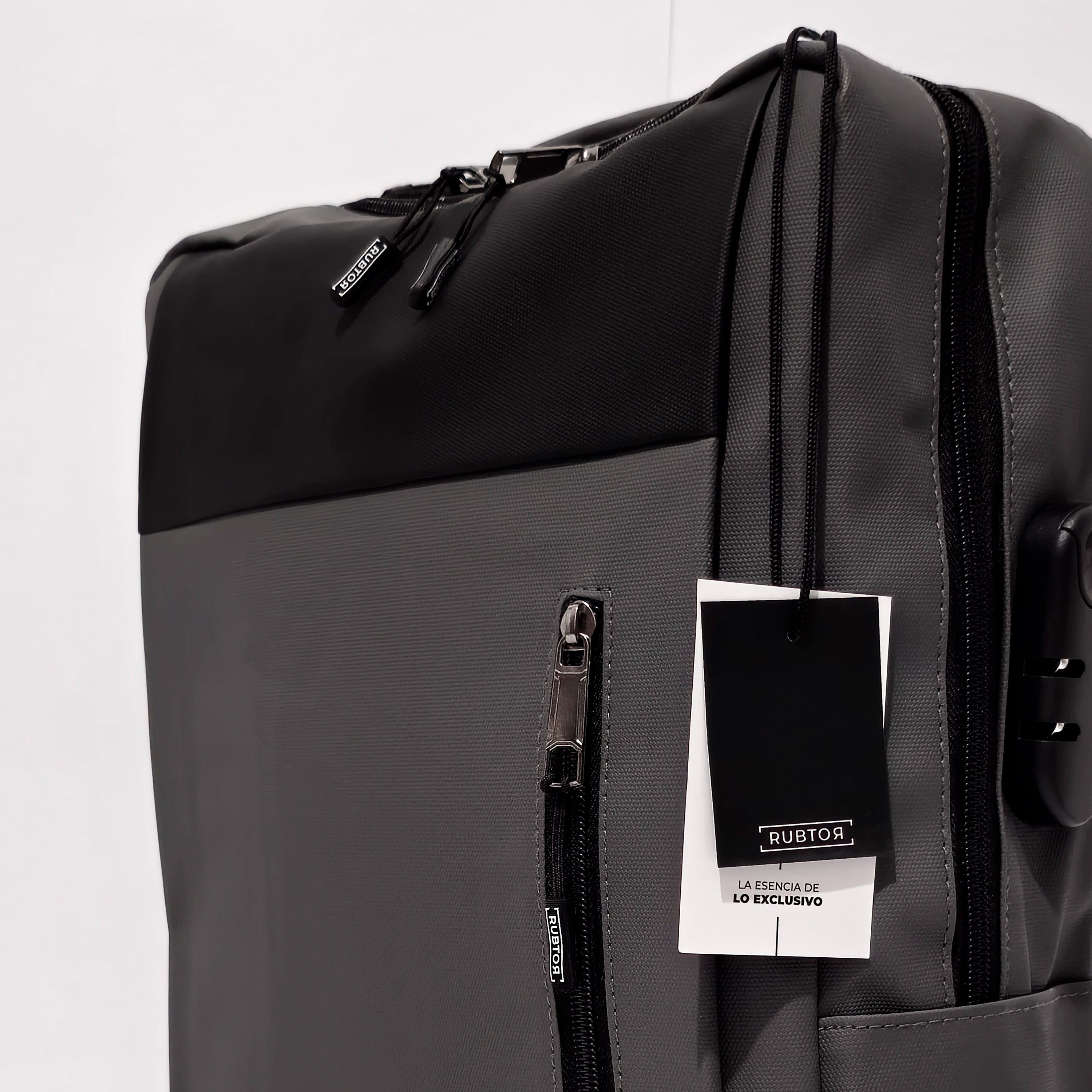Morral Ejecutivo RUBTOR Gray Port | minimalista unisex