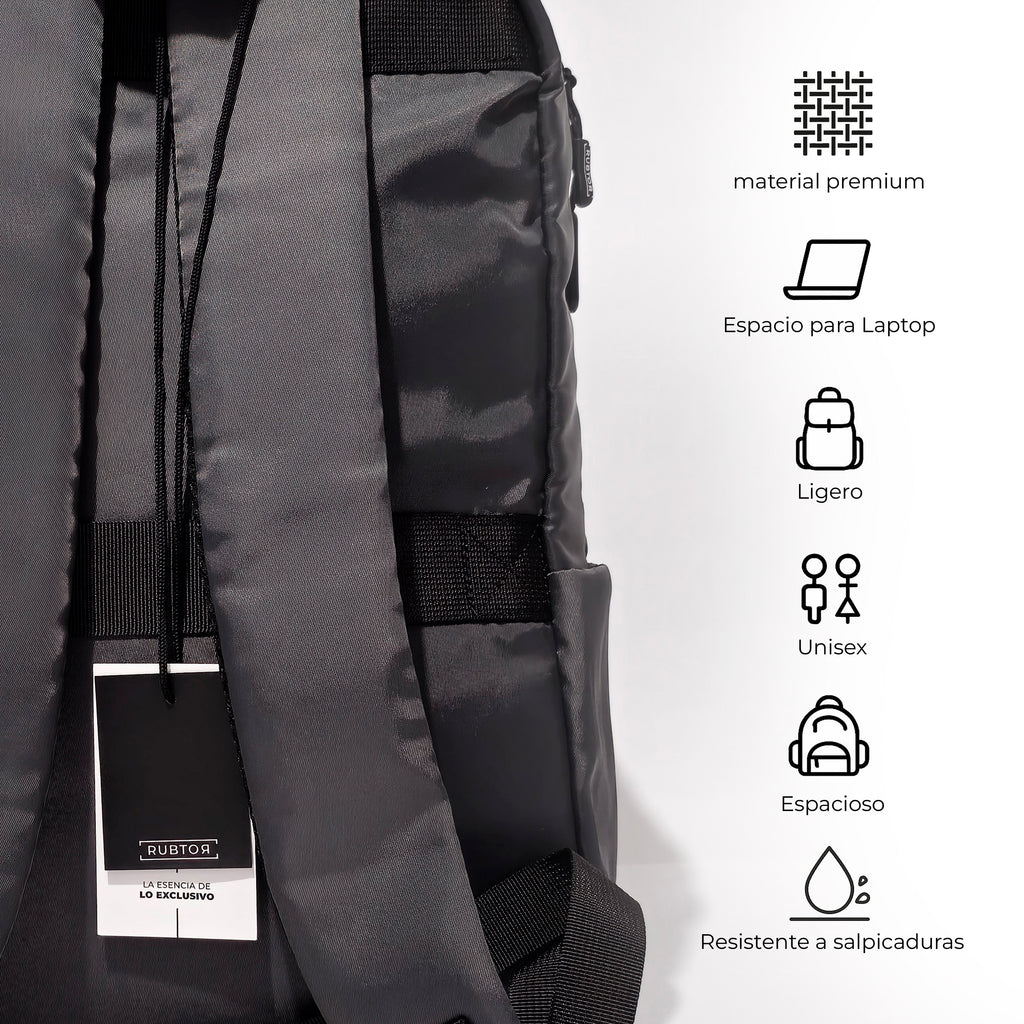 Morral Casual RUBTOR Gray Pora | minimalista unisex