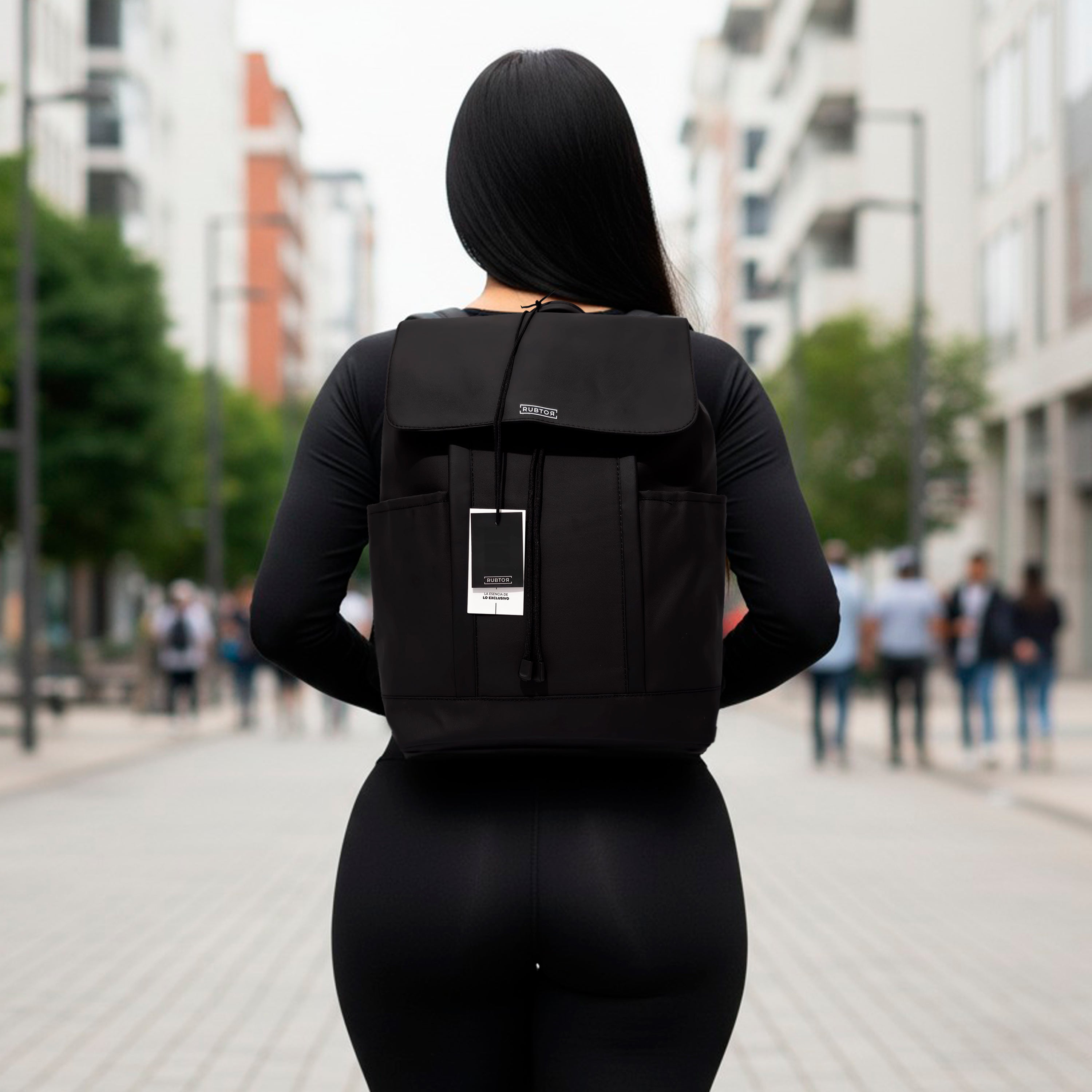 Morral Casual RUBTOR Black Port | minimalista unisex