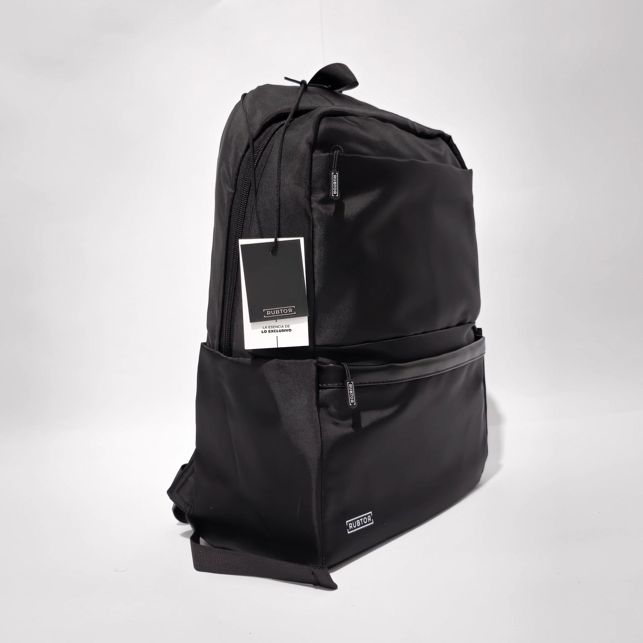 Morral Casual RUBTOR Black Pora | minimalista unisex - RUBTOR