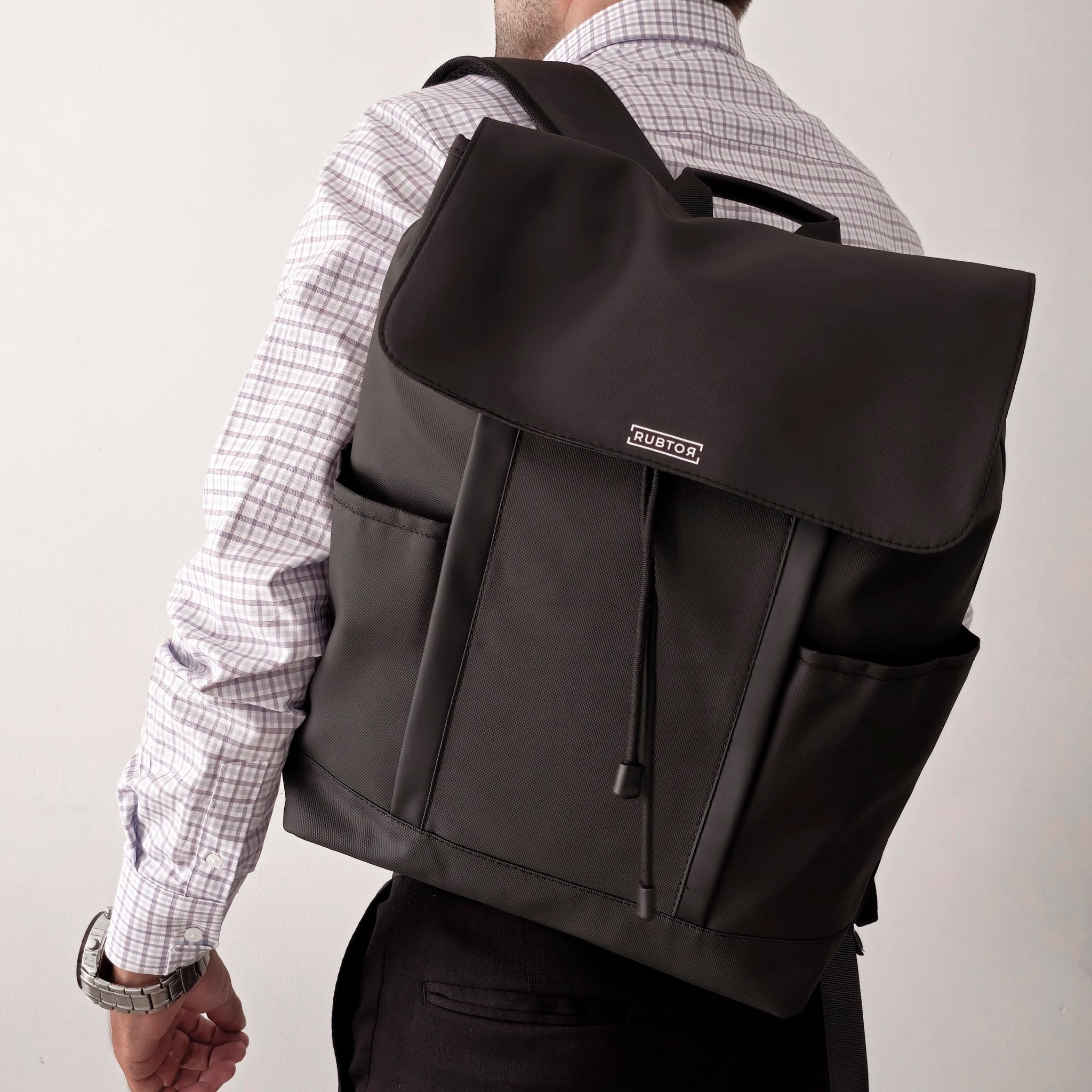 Morral Casual RUBTOR Black Port | minimalista unisex - RUBTOR