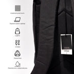 Morral Casual RUBTOR Black Vora | minimalista unisex - RUBTOR